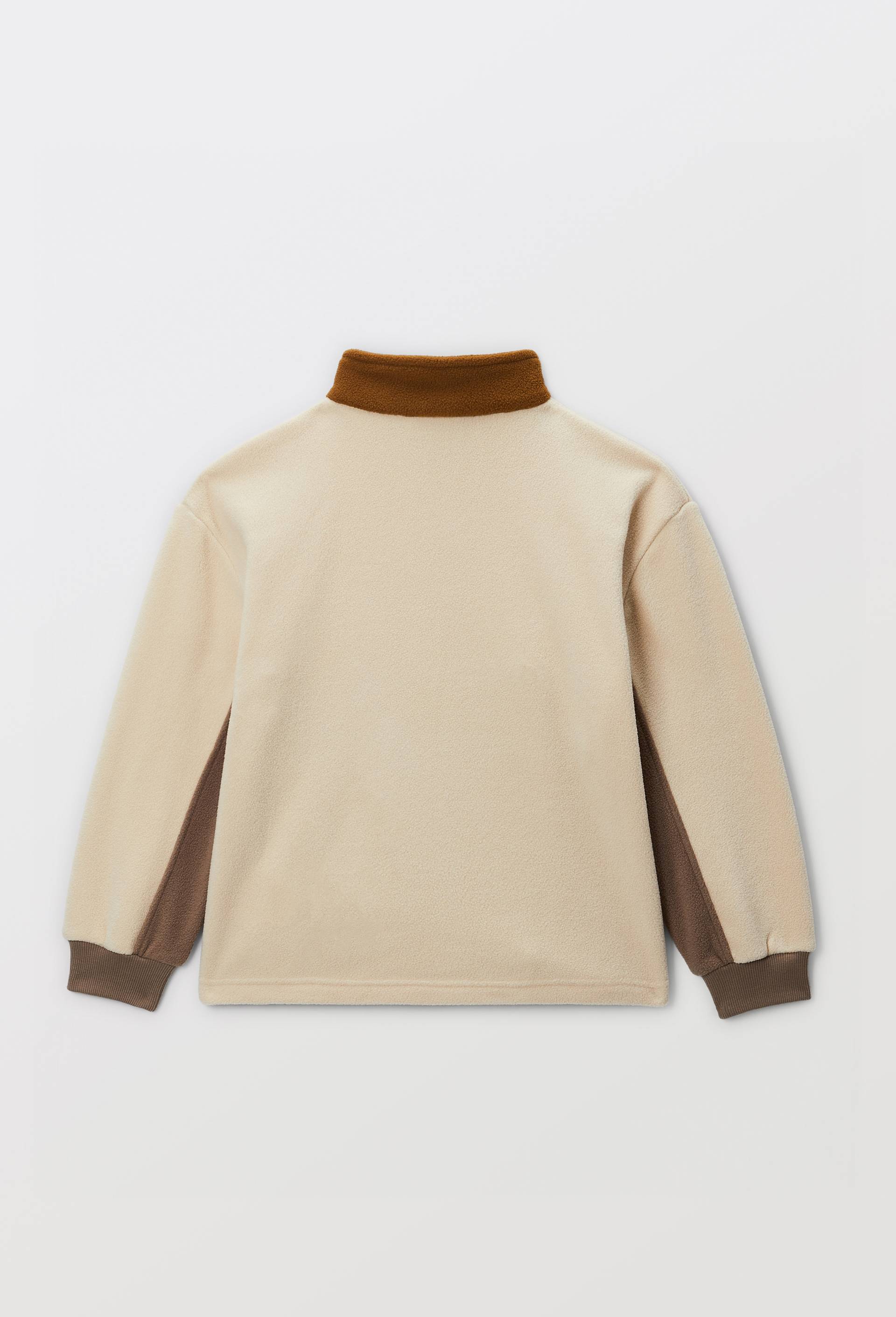 Pull en polaire avec poche, Brun, large image number 2