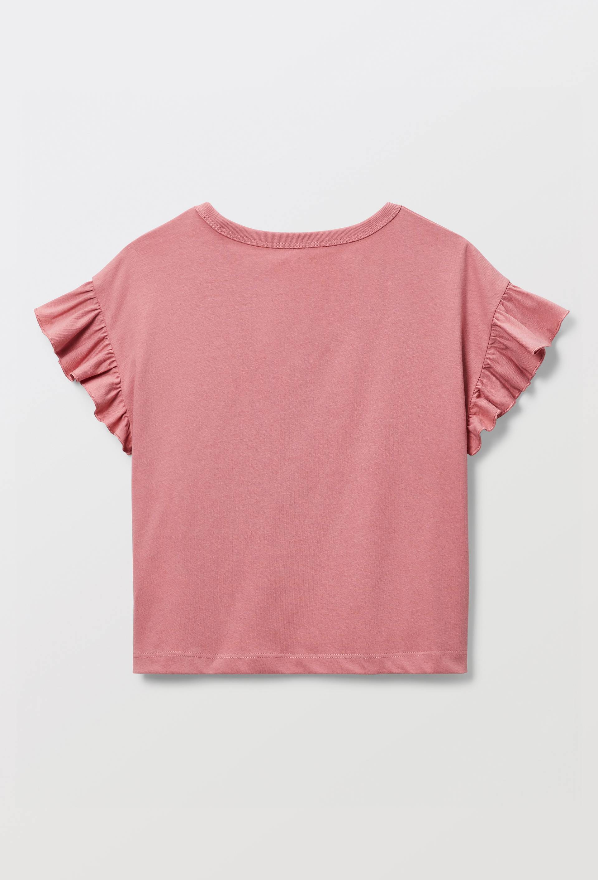 T-shirt manches courtes fleurs, Rose, large image number 2.0