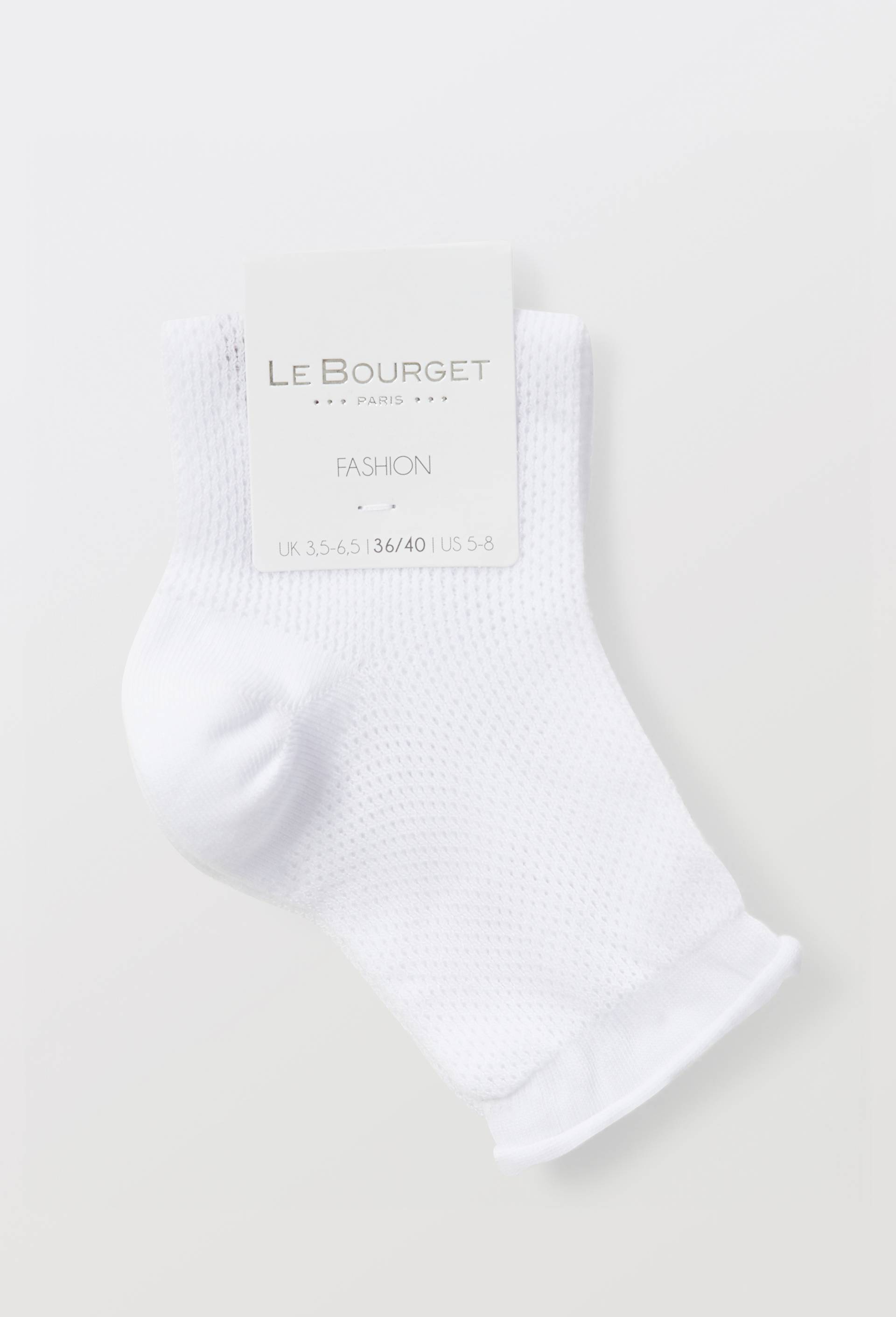 Paire de socquettes fantaisie Le Bourget, Blanc, large image number 2.0
