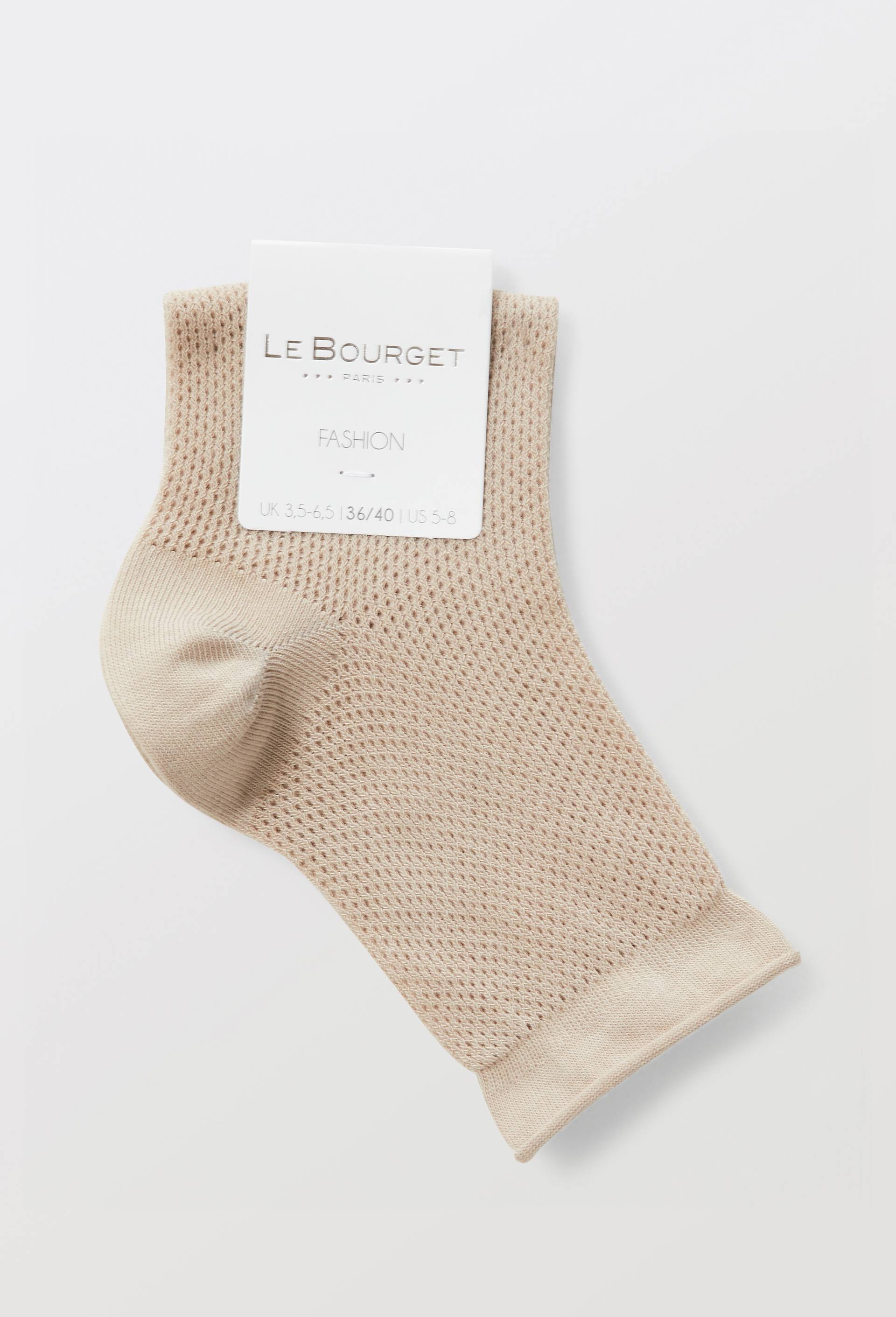 Paire de socquettes fantaisie Le Bourget, Beige, large image number 2.0