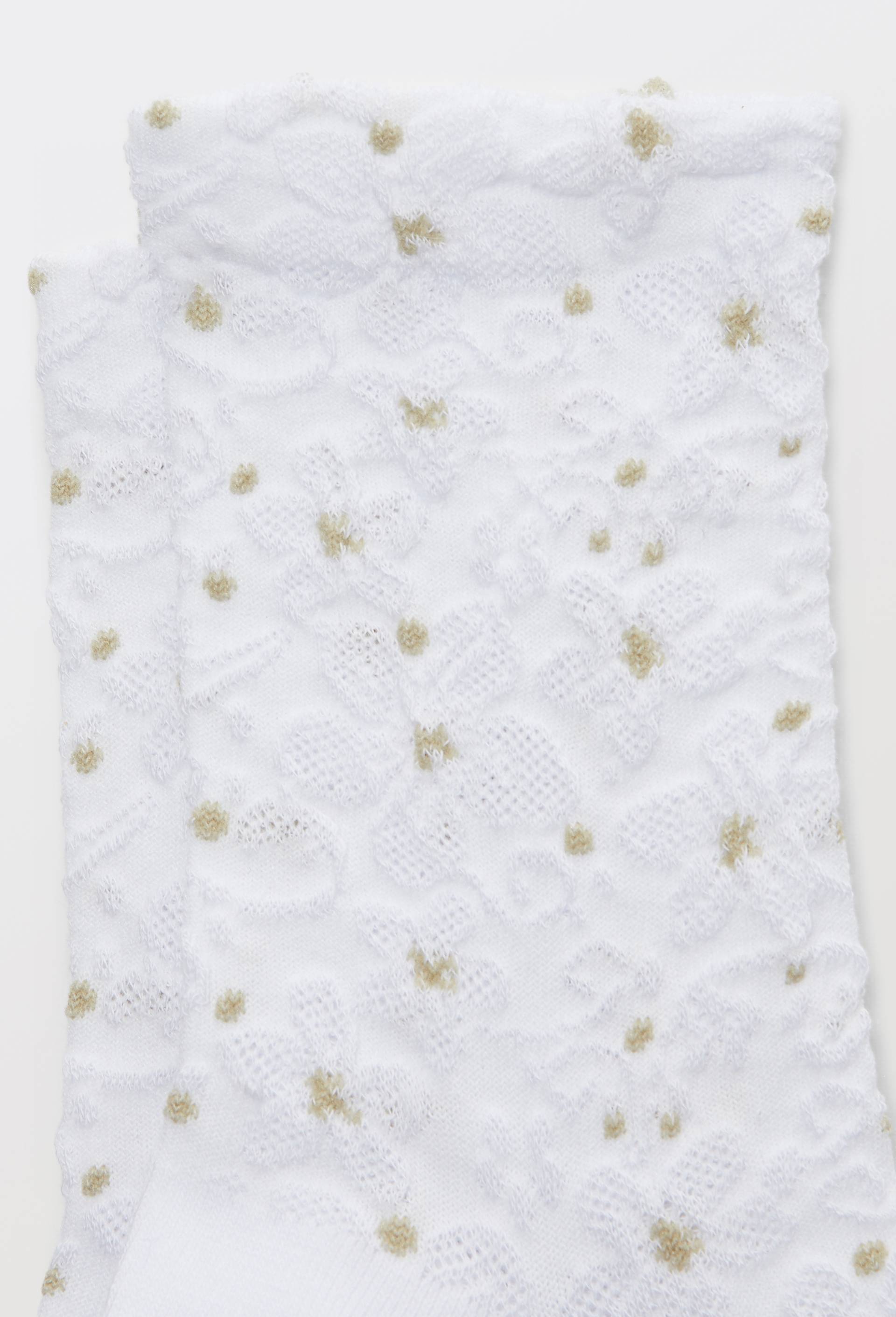 Paire de socquettes fantaisie Le Bourget, Blanc, large image number 1