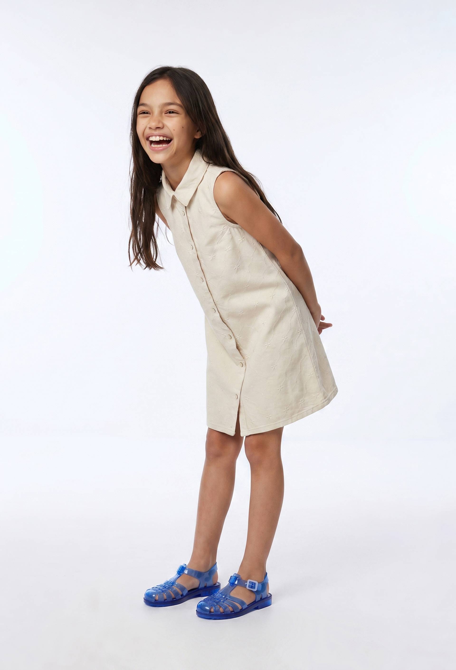 ROBE BROD, Beige clair, large image number 1