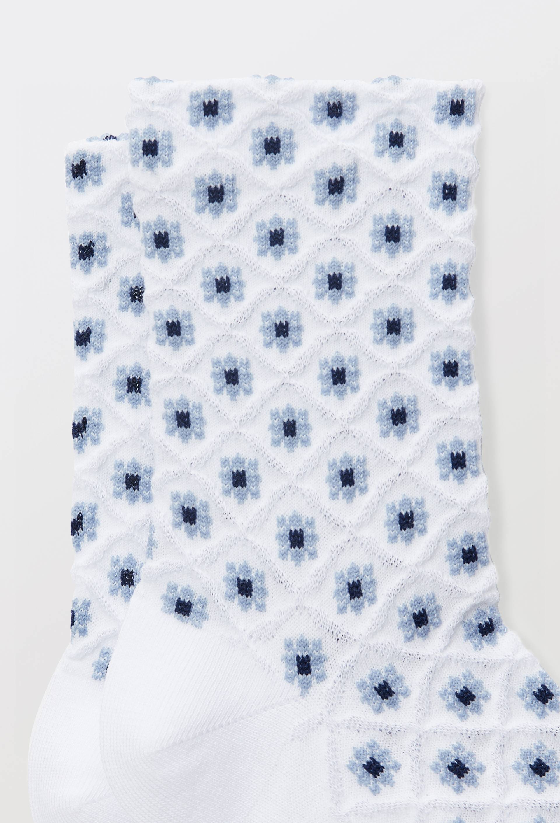 Paire de socquettes fantaisie Le Bourget, Bleu clair, large image number 1.0