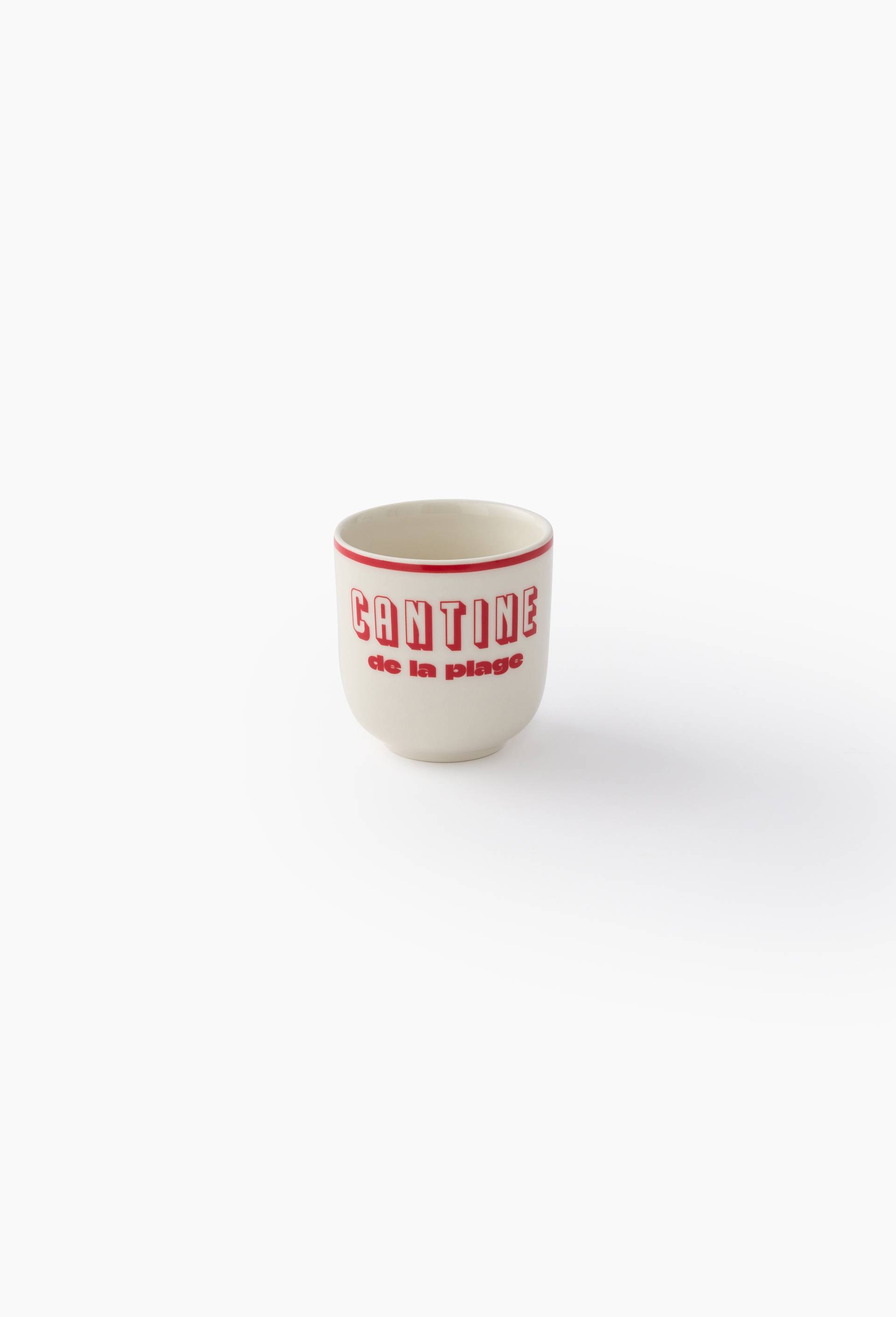 Tasse finition imprim&eacute;e, 20cl, Rouge, large image number 0
