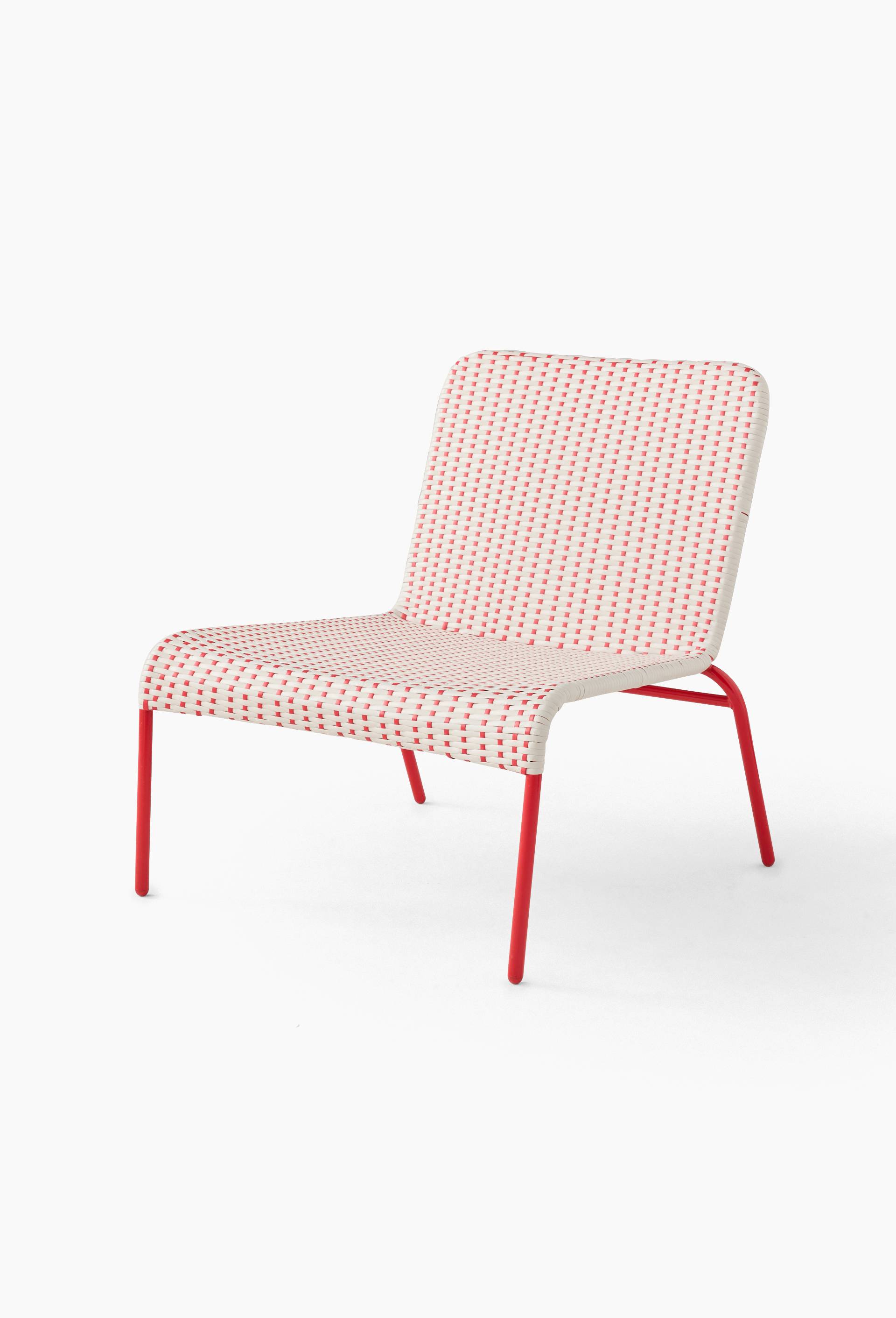 Fauteuil, 65x67xH72cm, en plastique et acier, Blanc, large image number 1
