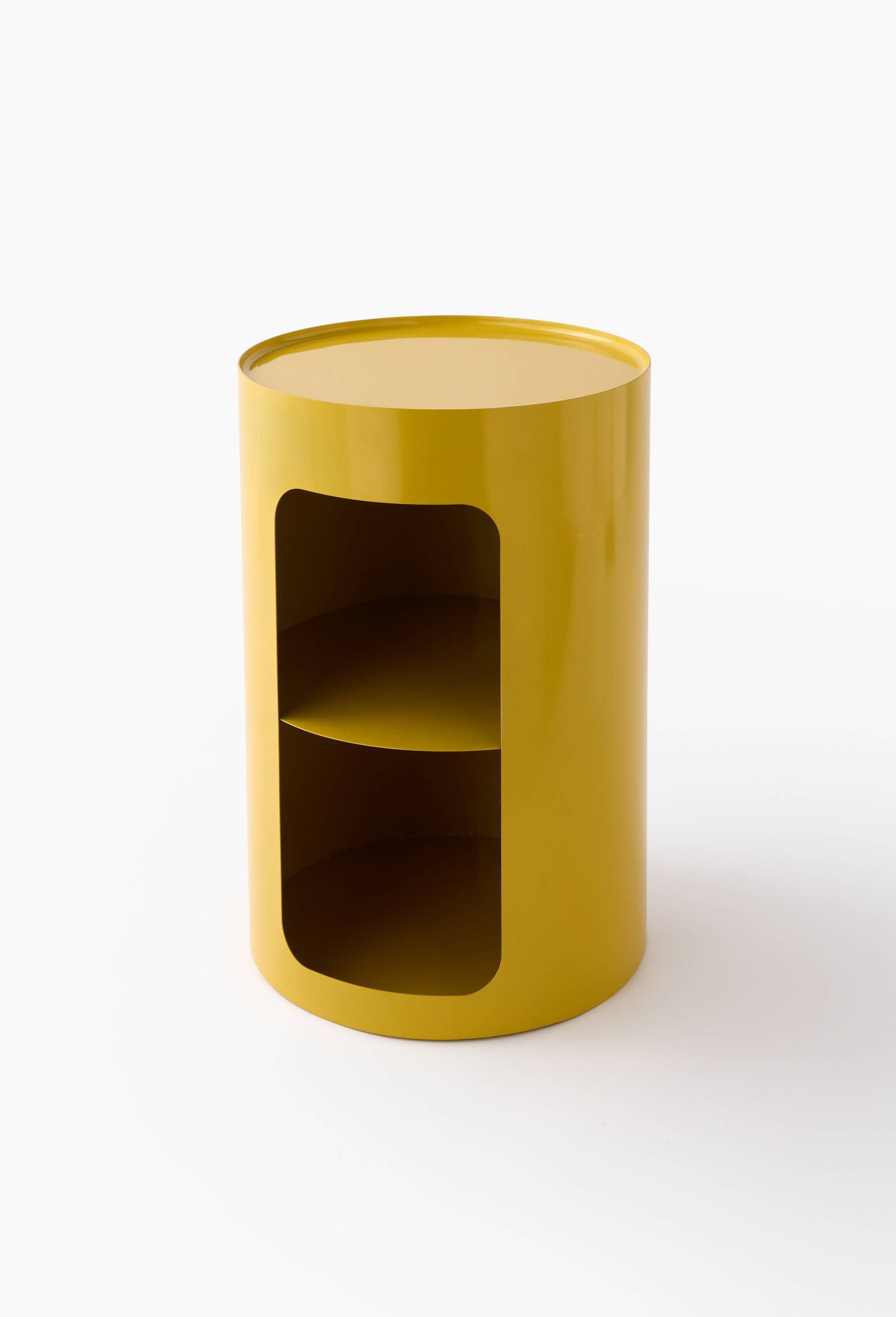 Table appoint, 32xH48cm, en fer, Jaune, large image number 0.0