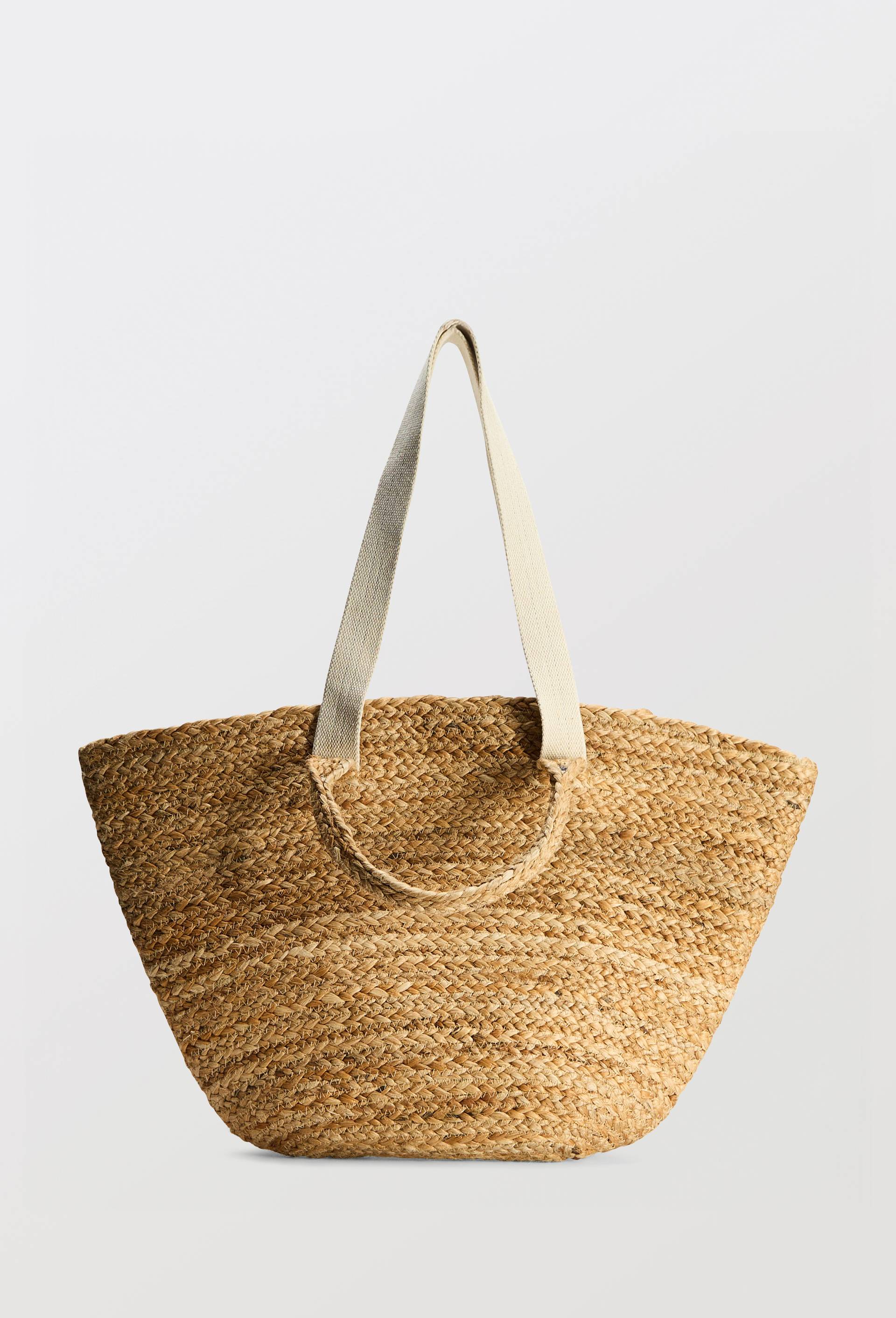 Panier en jute avec anses, Beige clair, large image number 0.0