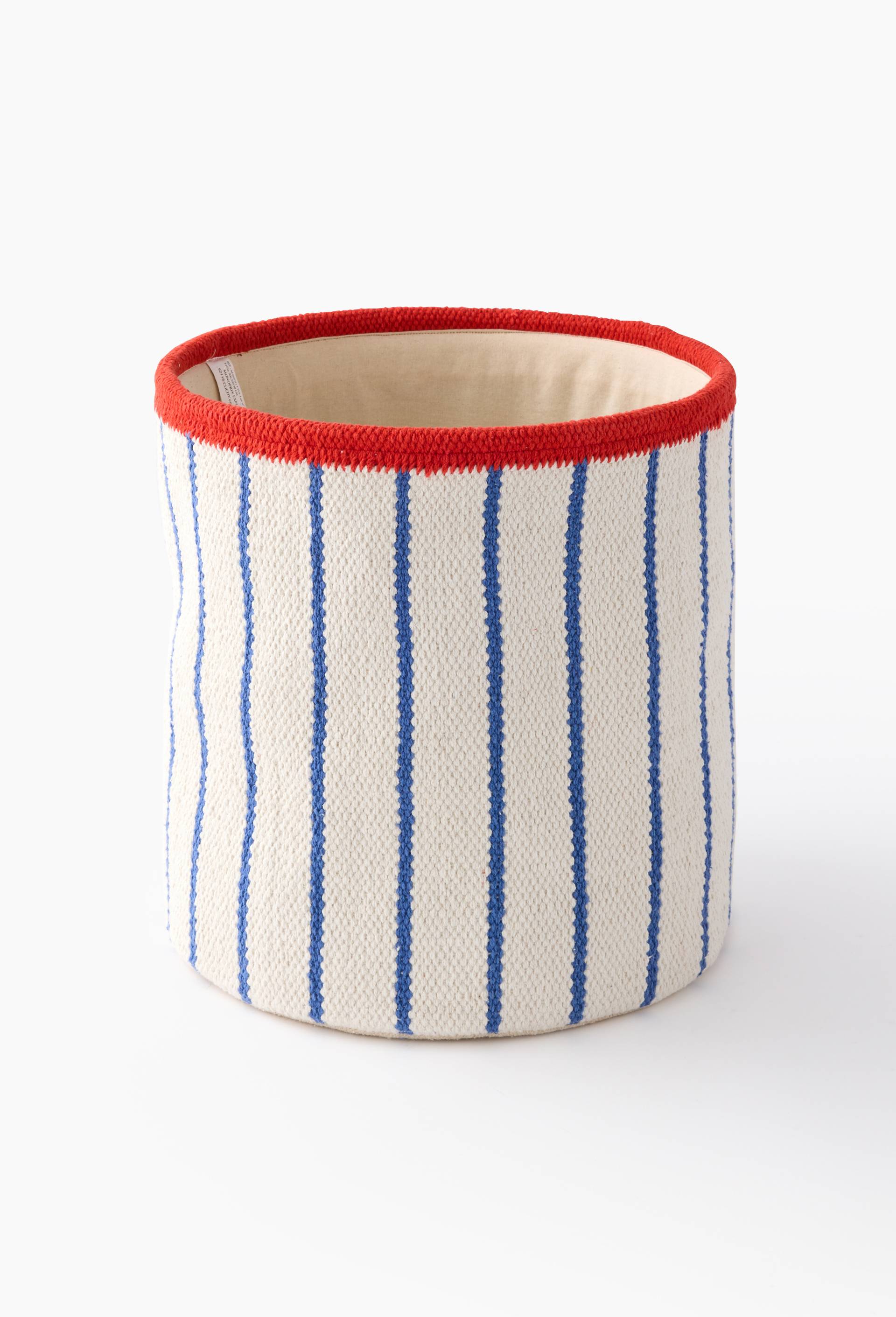 Panier rond, en coton, Rouge, large image number 0.0