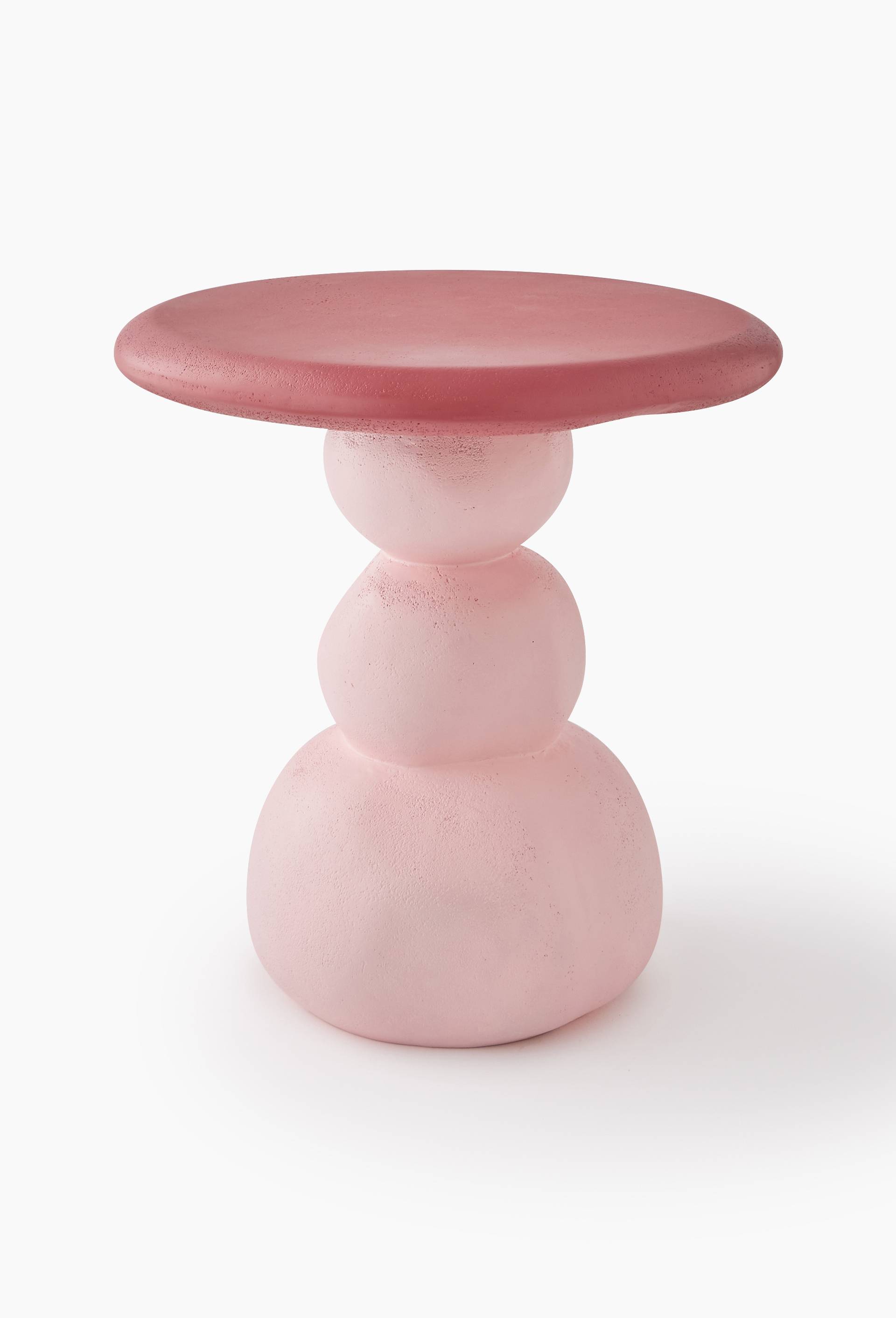 Table d'appoint, 40x42.5cm - BEN ARPEA x MONOPRIX, Rose clair, large image number 1.0