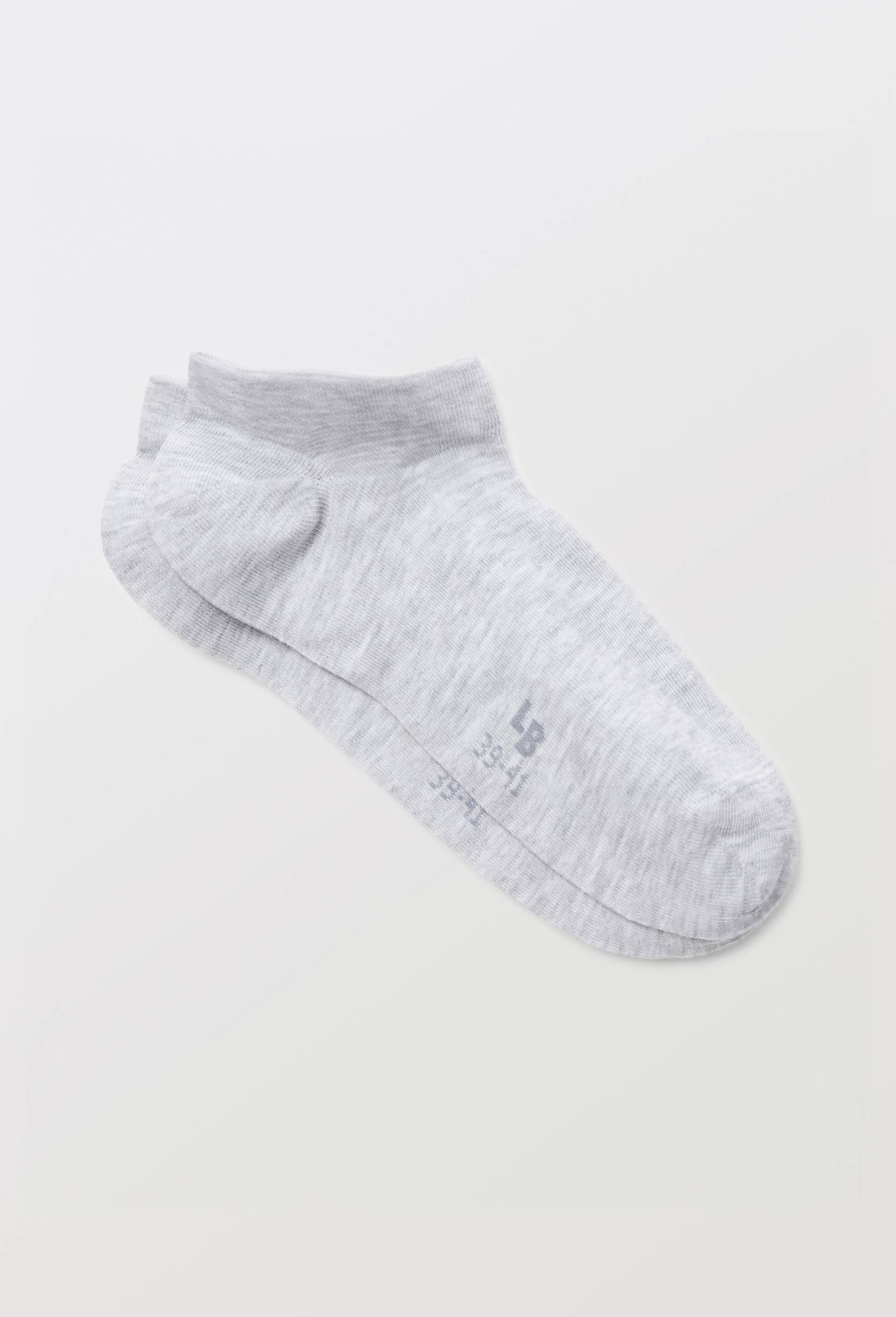 Paire de socquettes en coton BIO Le Bourget, Argent, swatch image