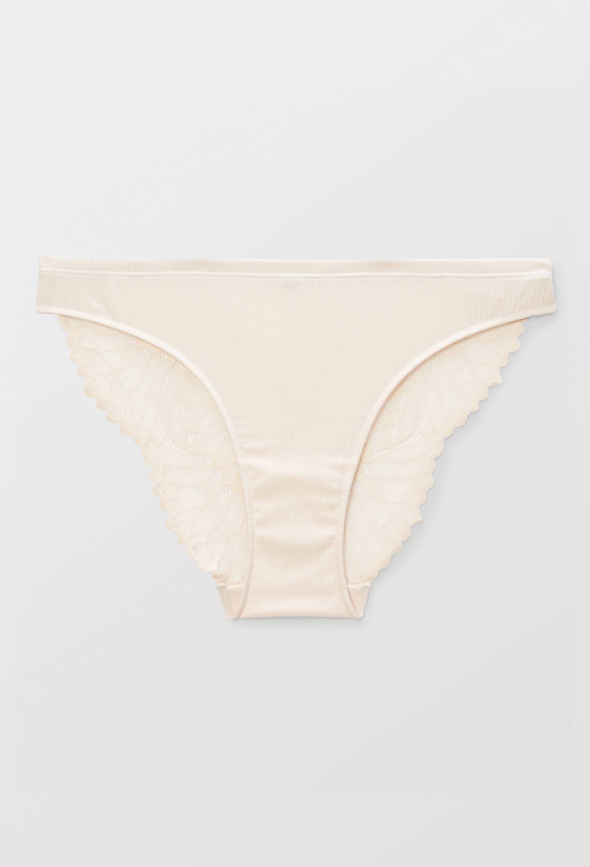 Culotte SYLVANA en modal et dentelle, Rose clair, large image number 2