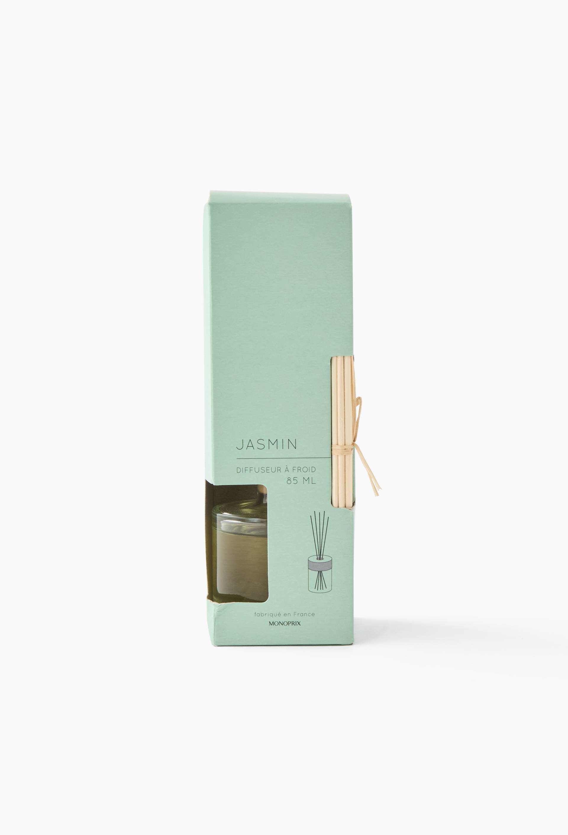 Diffuseur &agrave; froid 85ml, parfum Jasmin Frais, Vert clair, large image number 0.0