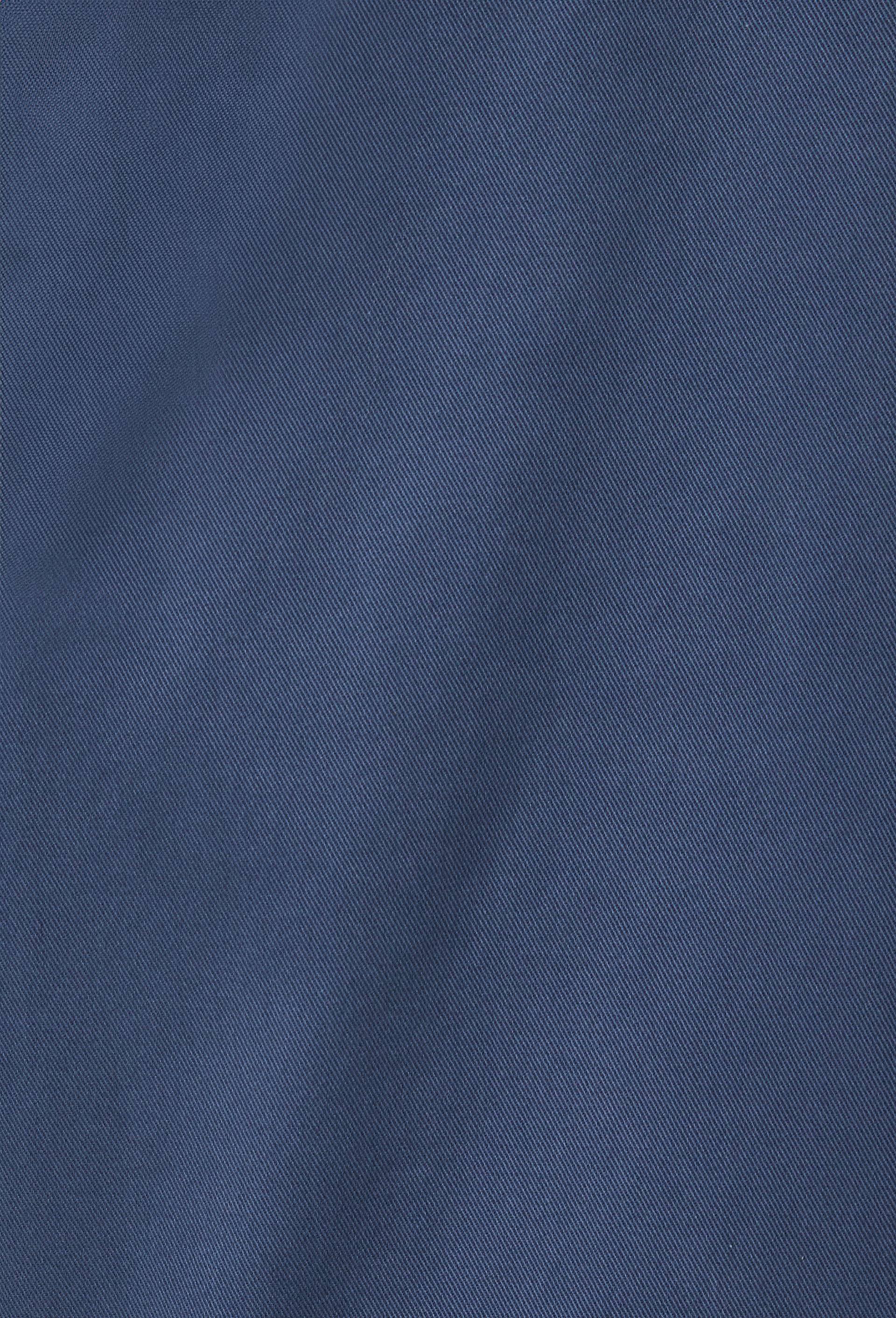 Pantalon chino droit uni, en coton, Bleu fonc&eacute;, large image number 4.0