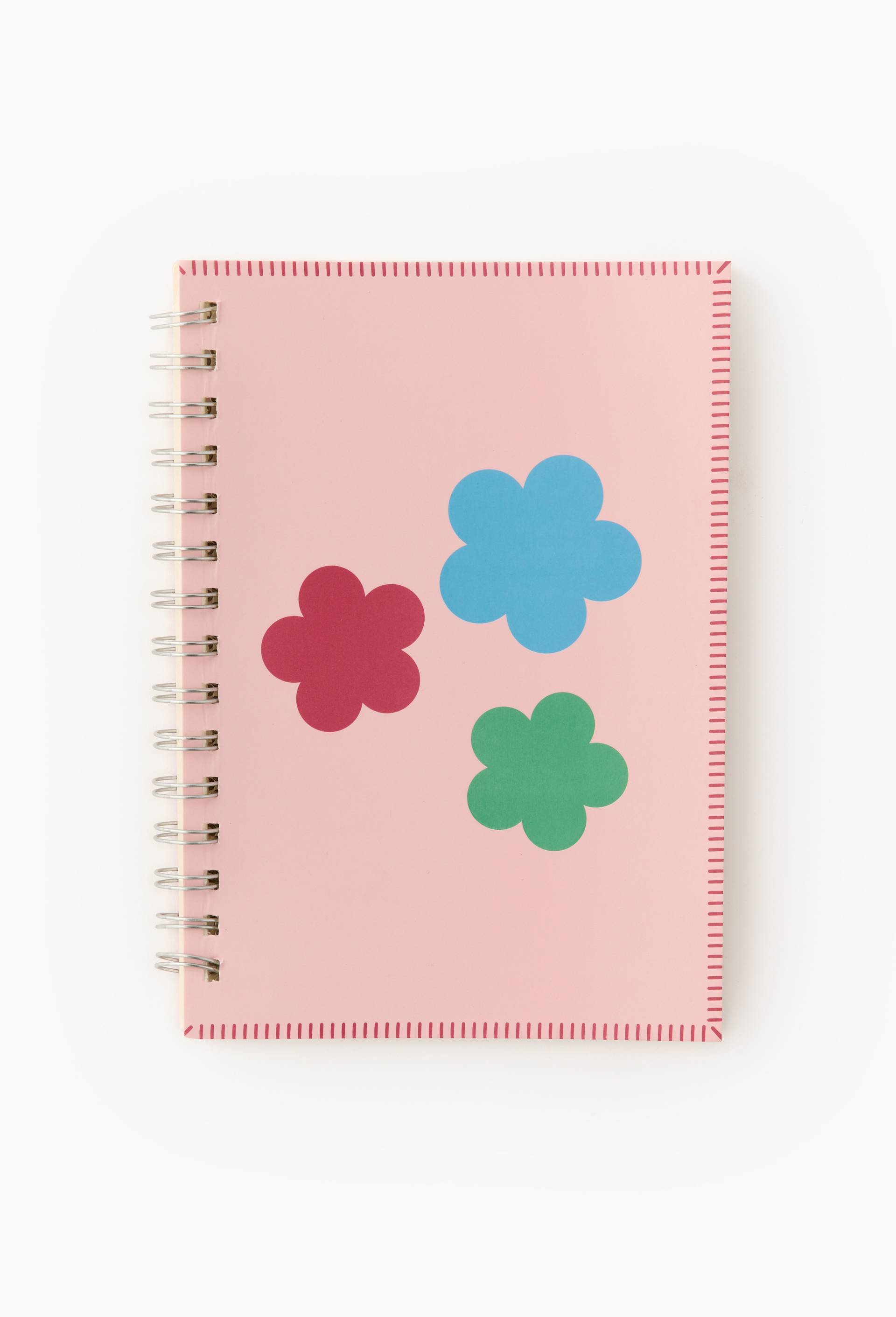 Carnet &agrave; spirales, A5 - MESTIZ x MONOPRIX, Rose clair, large image number 1