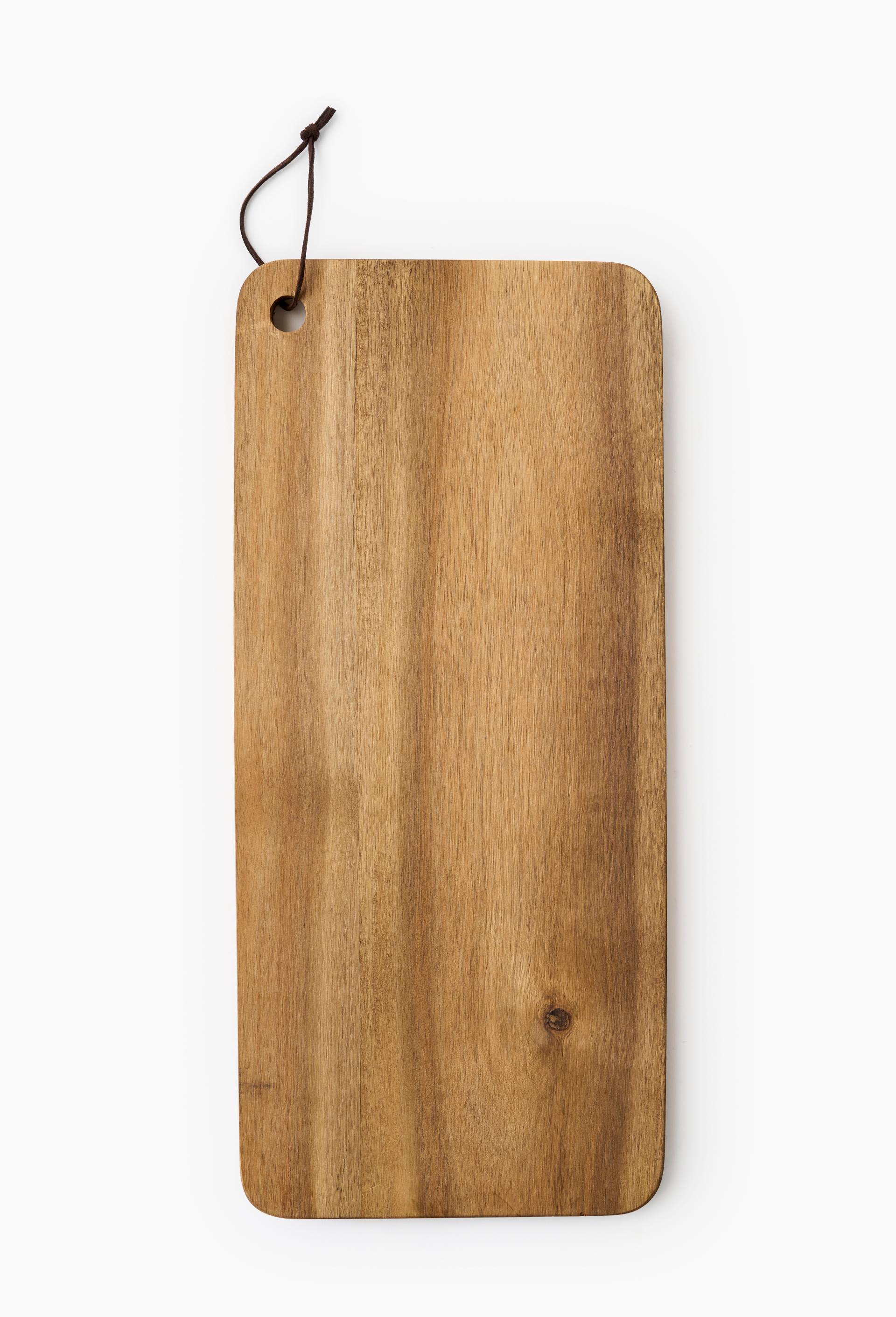 Planche &agrave; d&eacute;couper en bois d'acacia, 40x18cm, Beige, large image number 0.0