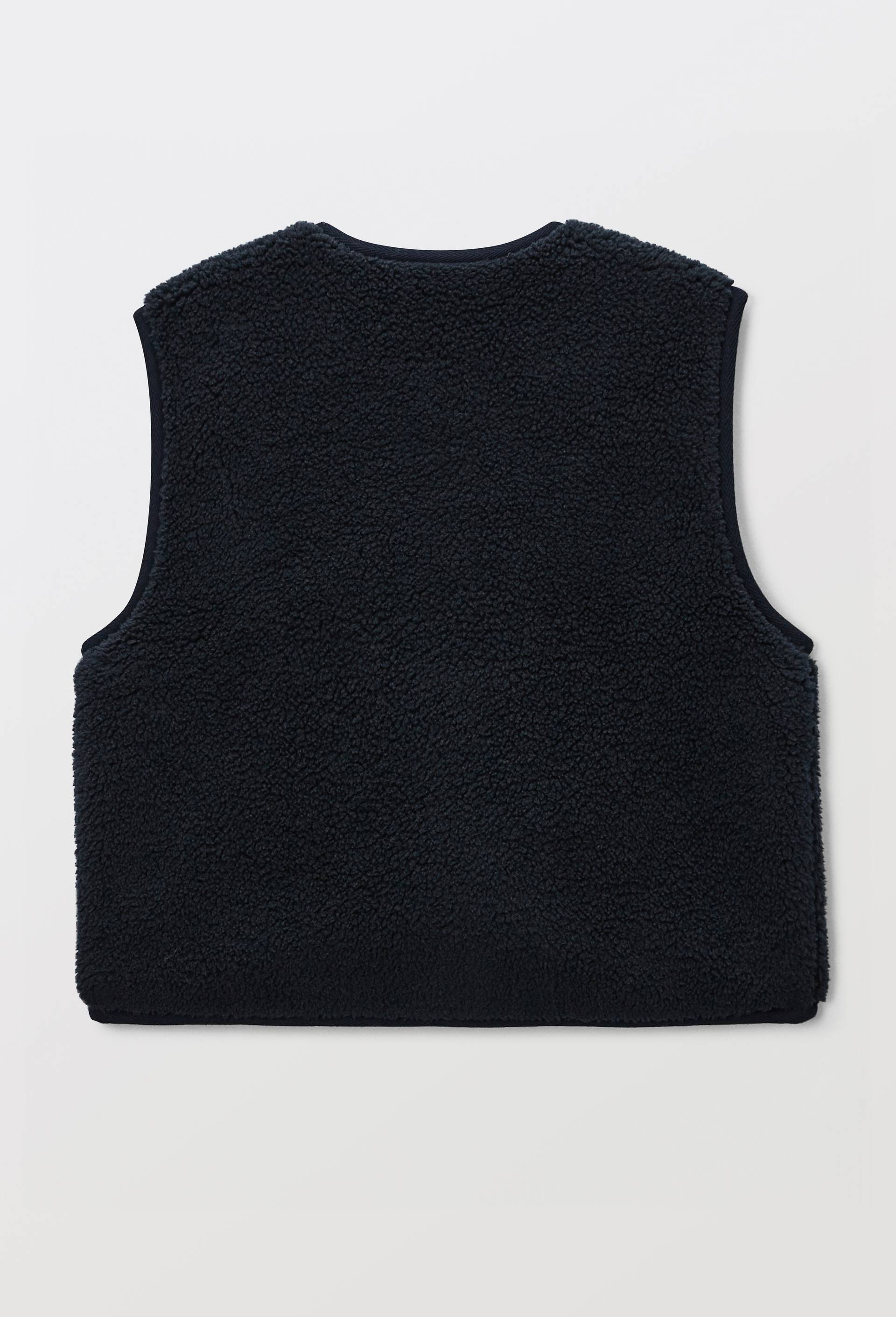 Gilet sans manches sherpa, Bleu fonc&eacute;, large image number 3.0