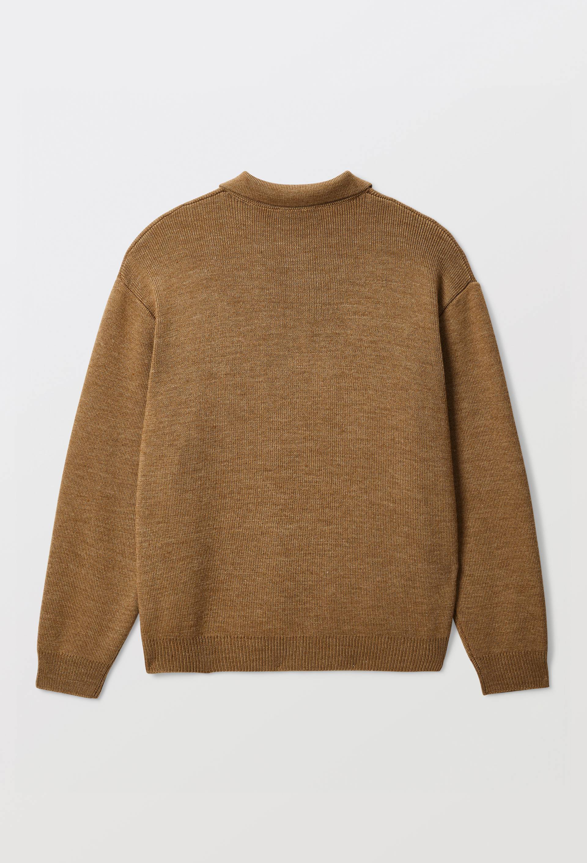 Pull uni contenant de la laine, Beige, large image number 2.0