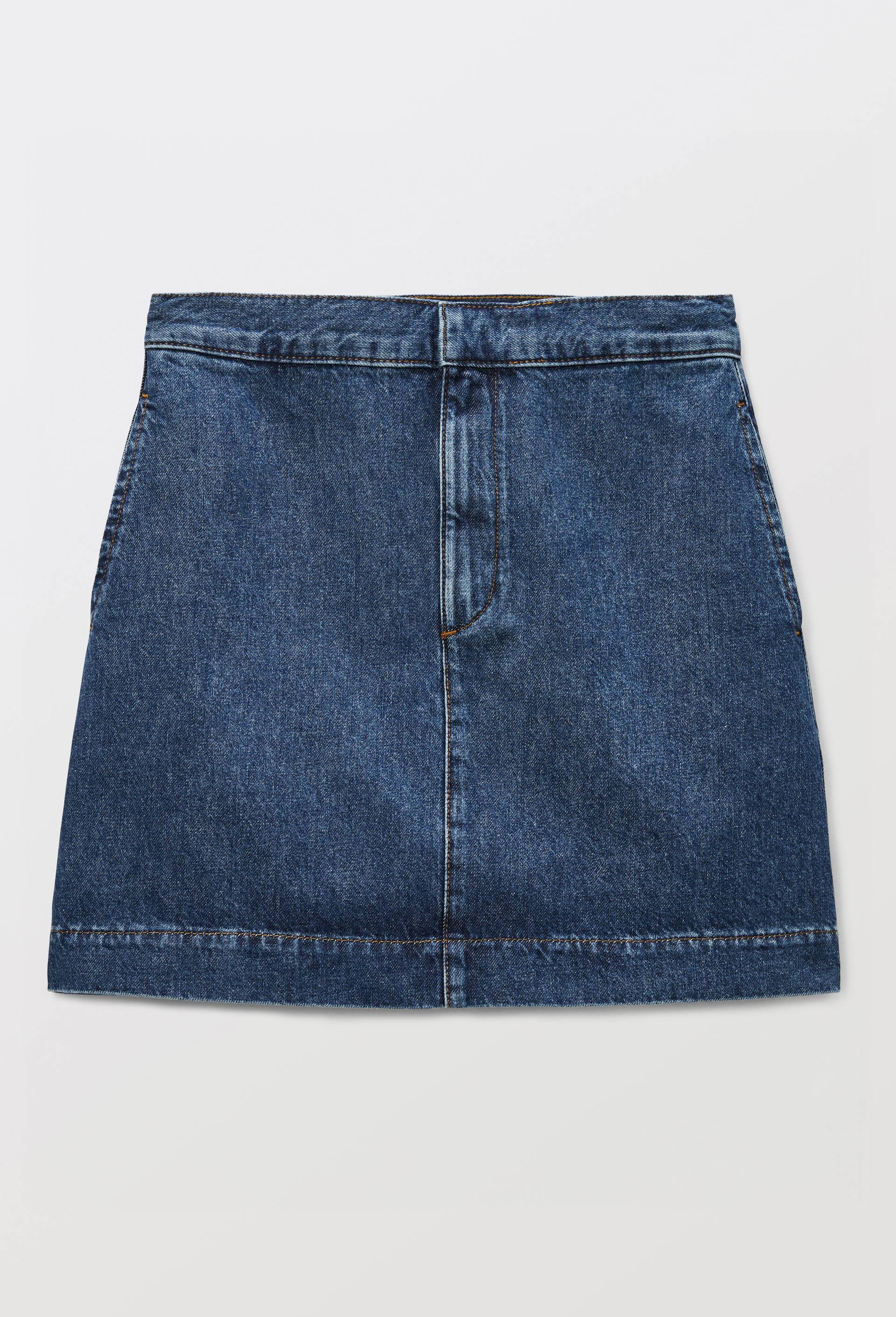Jupe courte en denim, Bleu fonc&eacute;, large image number 2