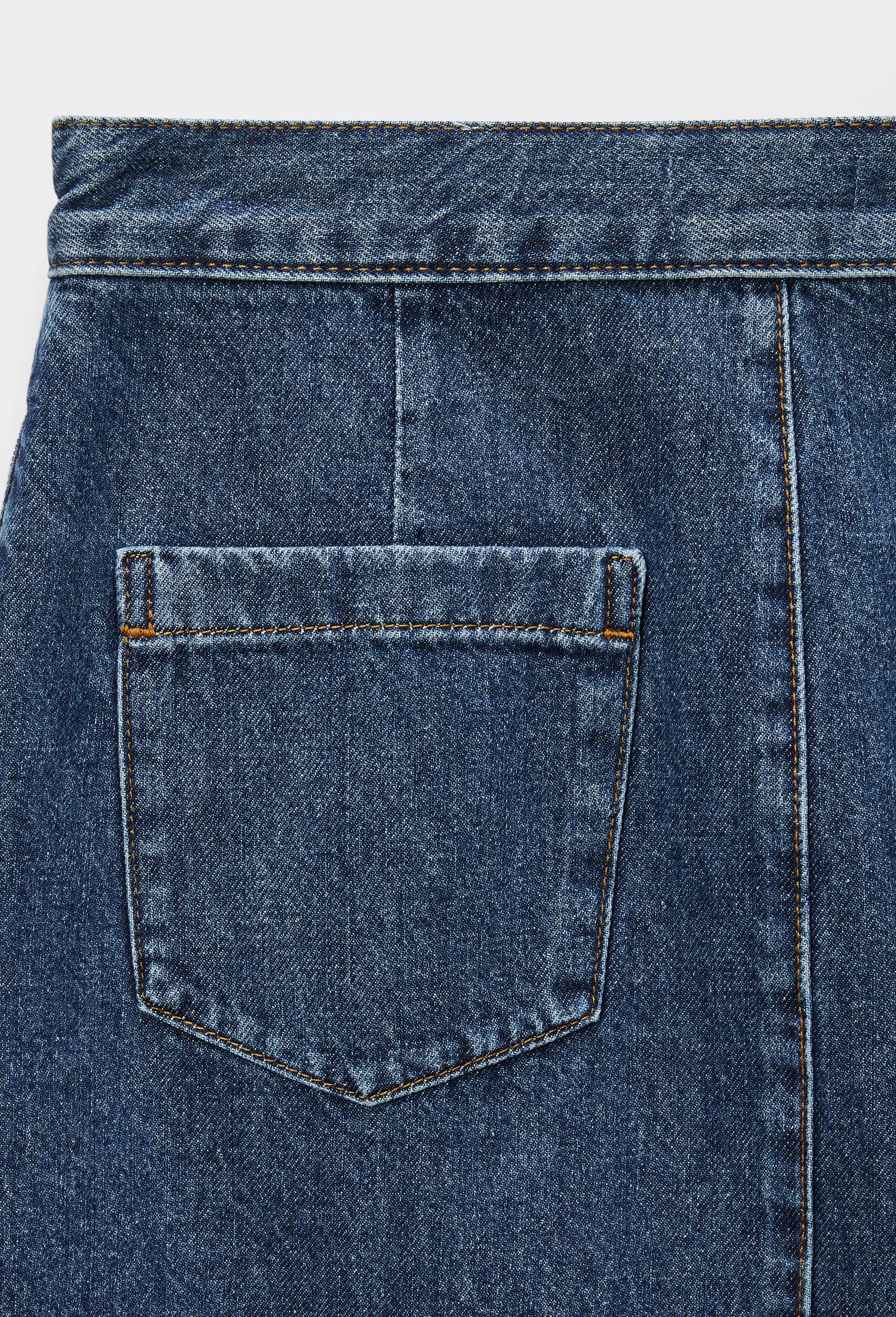 Jupe courte en denim, Bleu fonc&eacute;, large image number 3