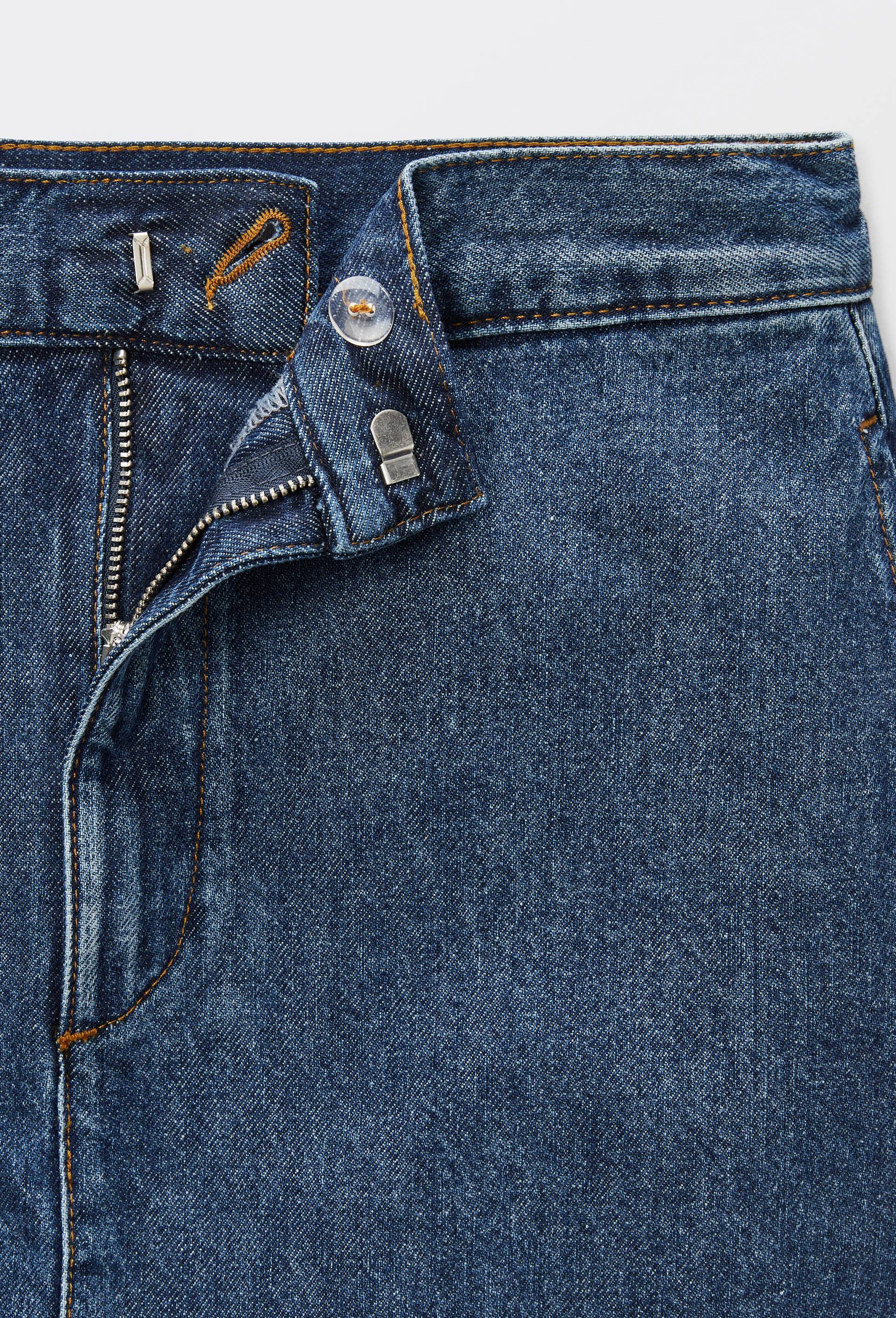 Jupe courte en denim, Bleu fonc&eacute;, large image number 4