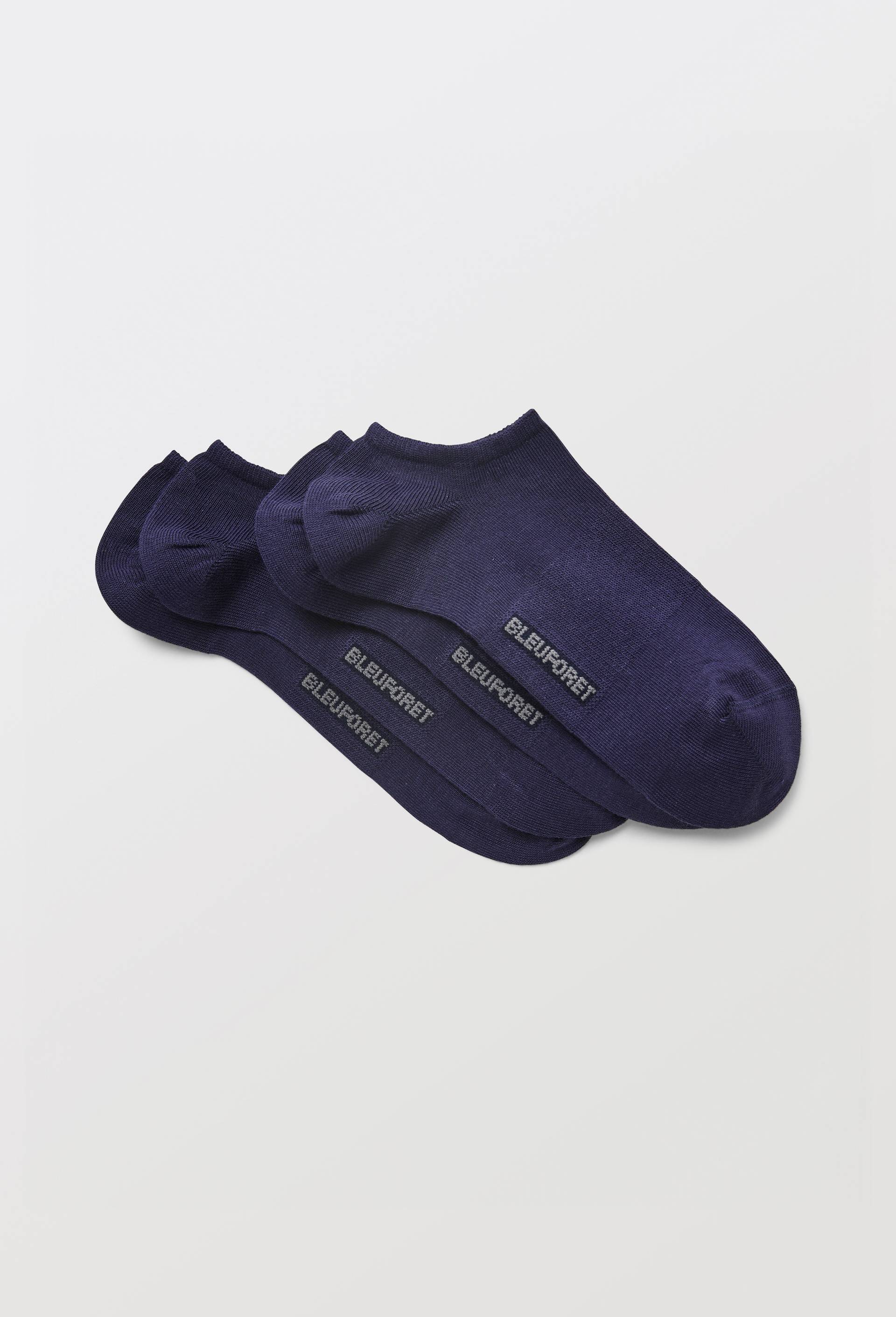 Paire de socquettes en coton Bleufor&ecirc;t, Bleu, swatch image