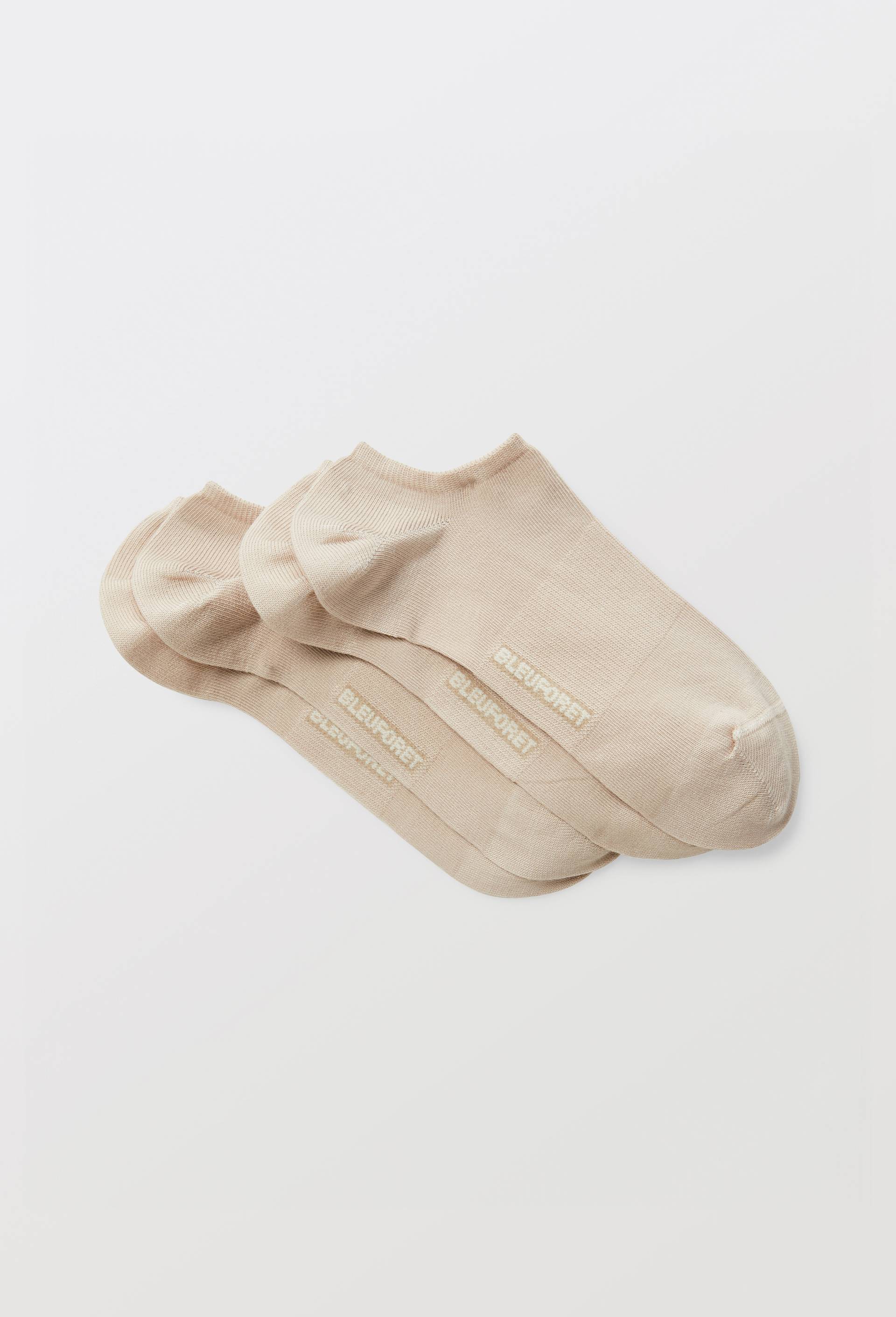 Paire de socquettes en coton Bleufor&ecirc;t, Beige, swatch image