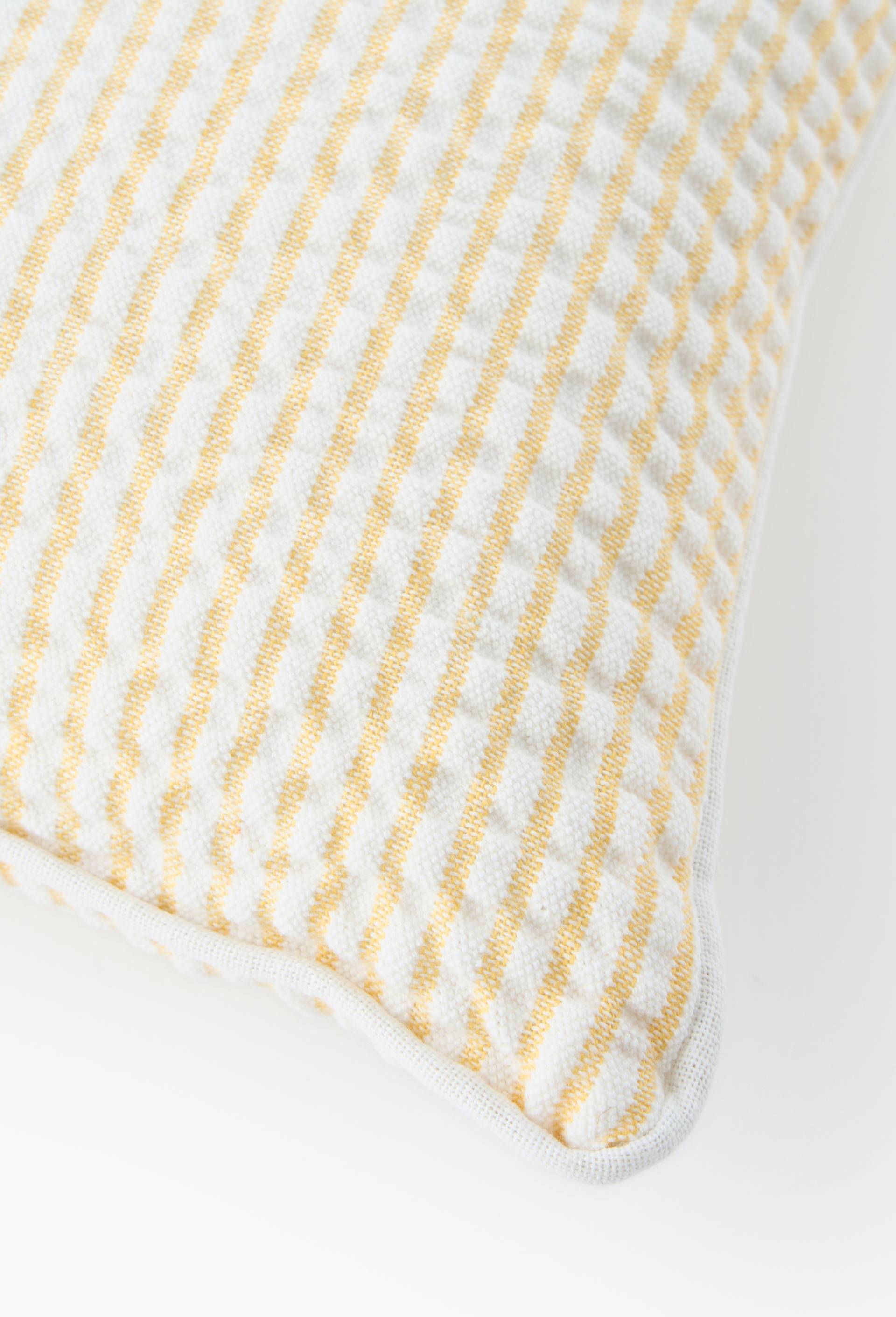Mini coussin vichy, 25x35 cm, 100% coton, Jaune clair, large image number 1.0