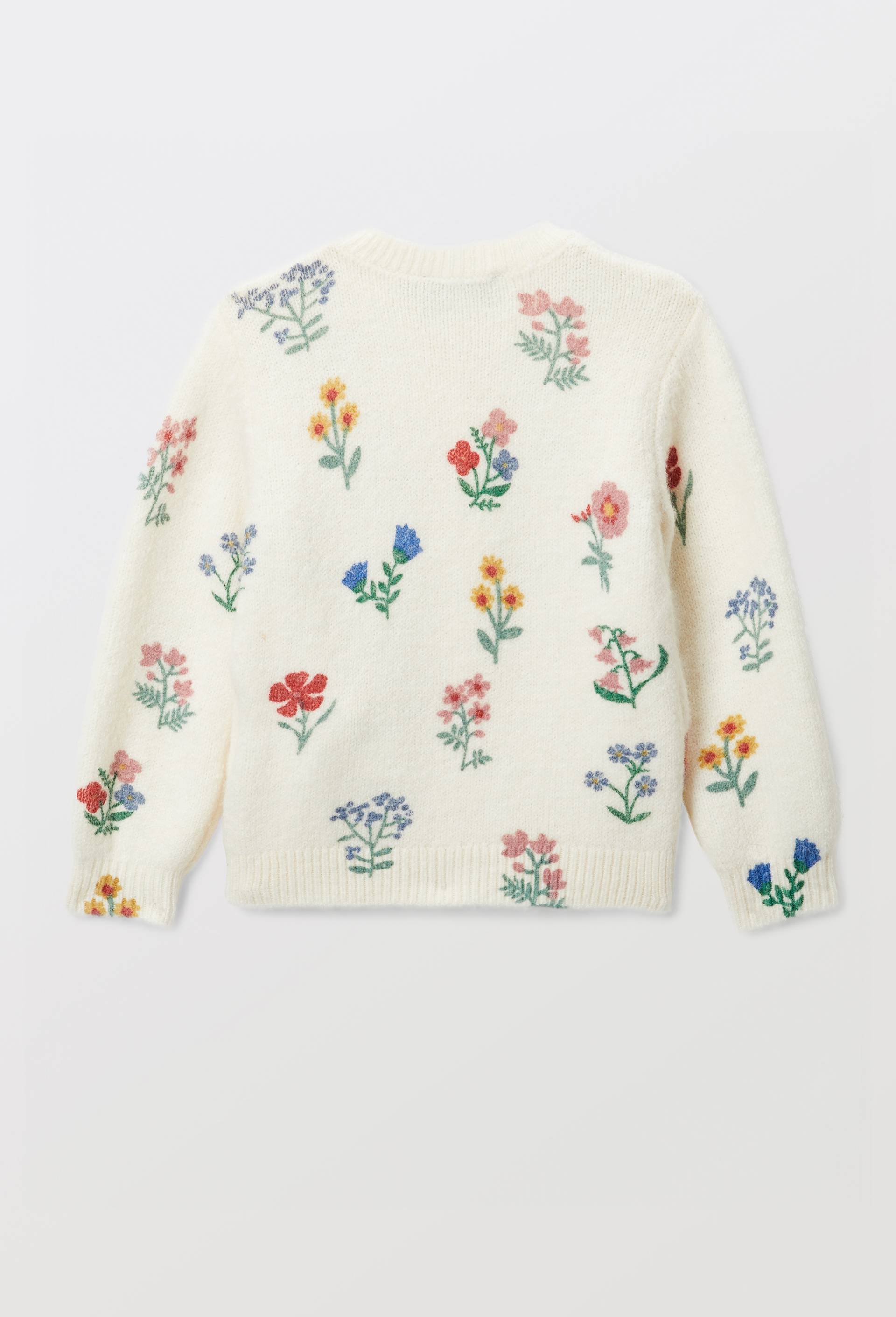 Cardigan tricot imprim&eacute;, Beige clair, large image number 1.0