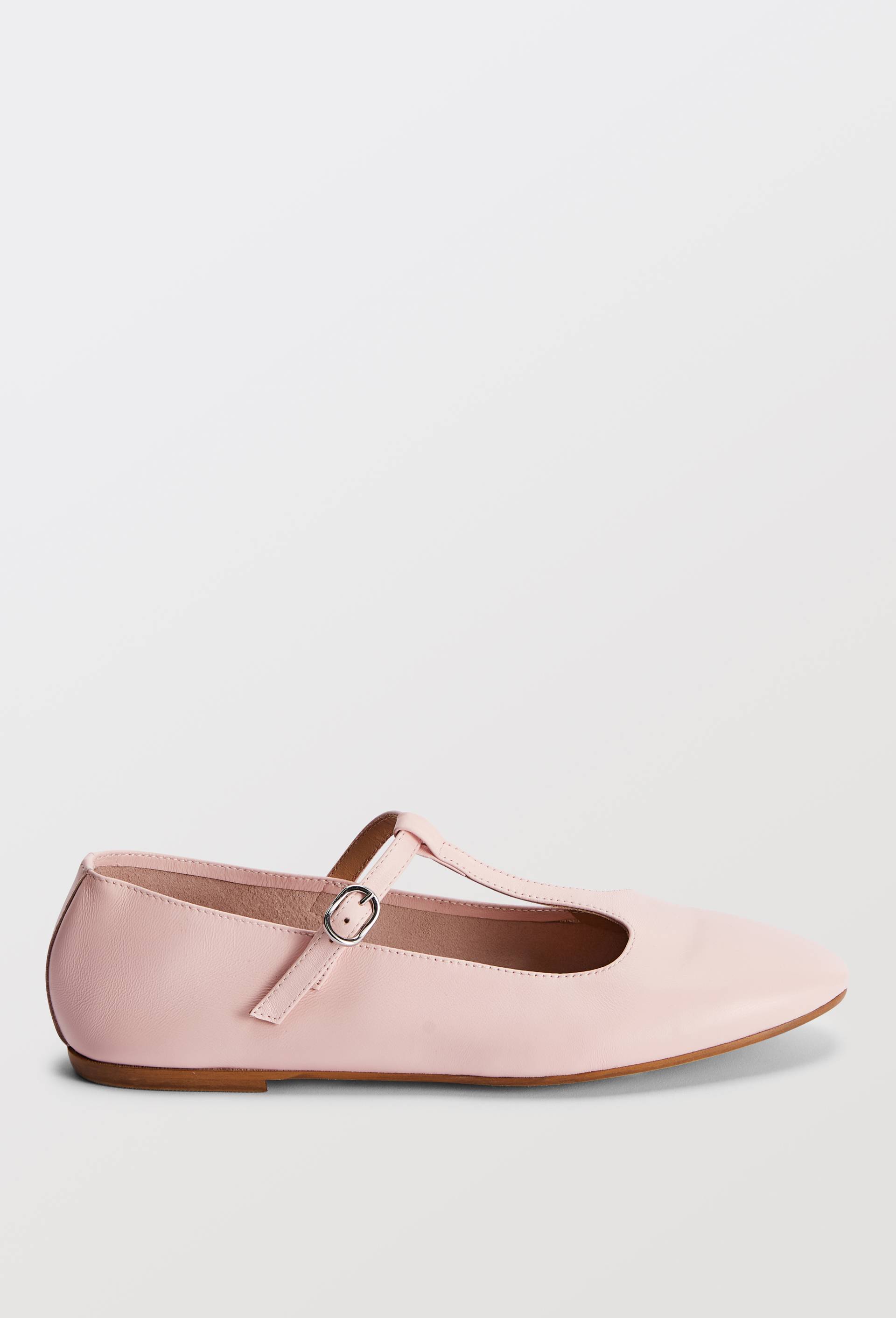 Salom&eacute;s double brides en cuir, Rose clair, large image number 2