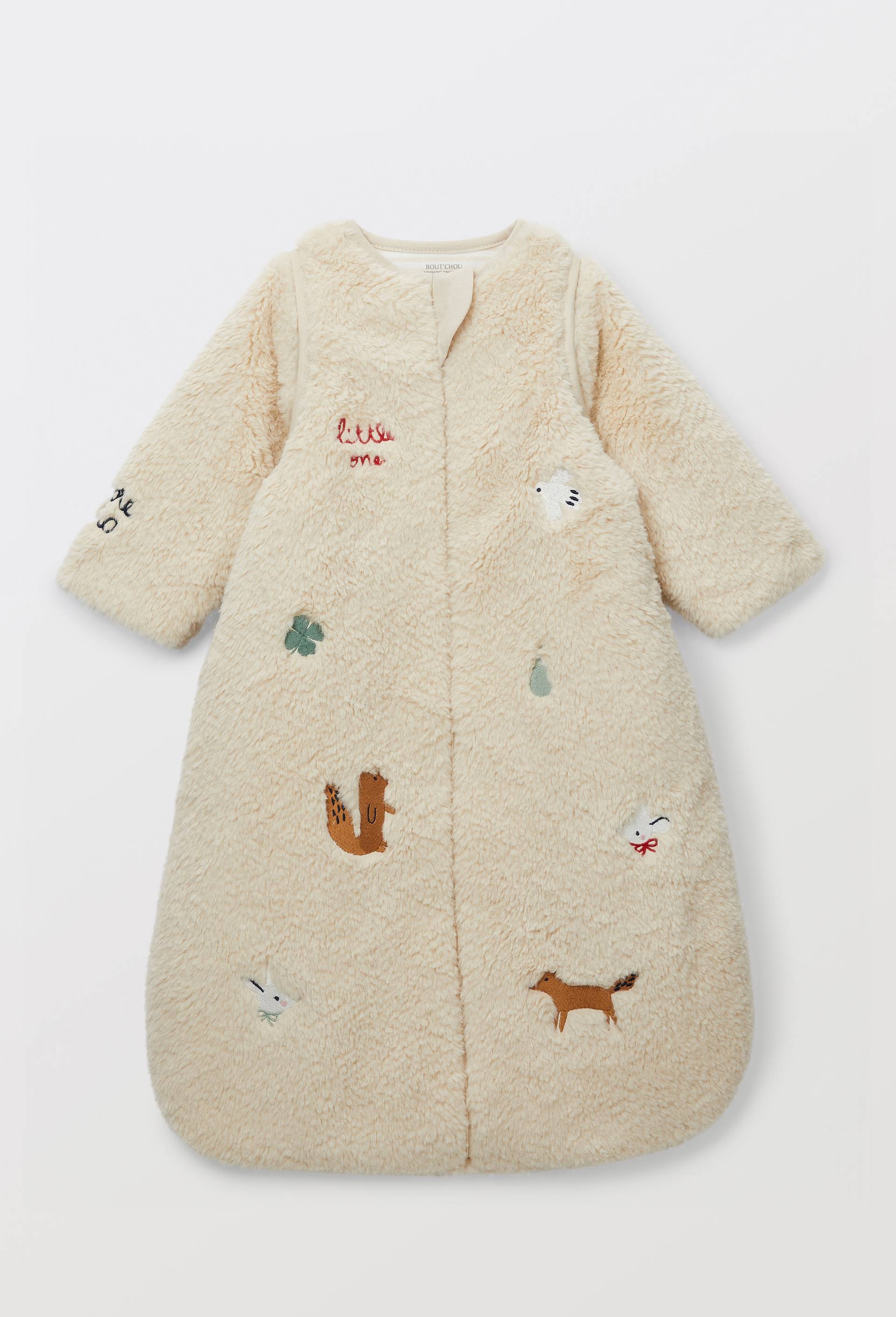Gigoteuse en sherpa TOG 3,5 en coton BIO, Beige clair, large image number 0