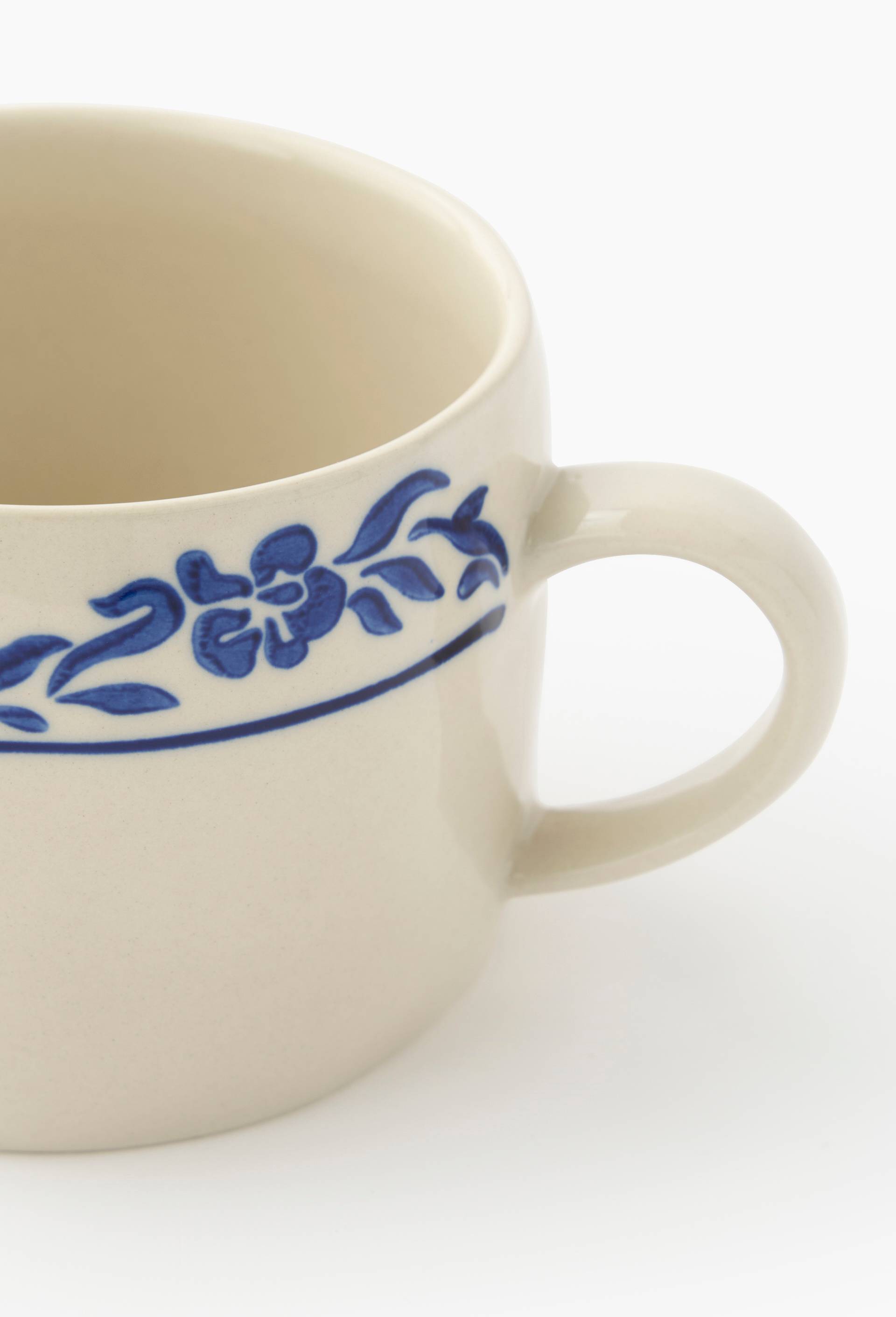 Mug finition imprim&eacute;e, 33cl, Bleu fonc&eacute;, large image number 1