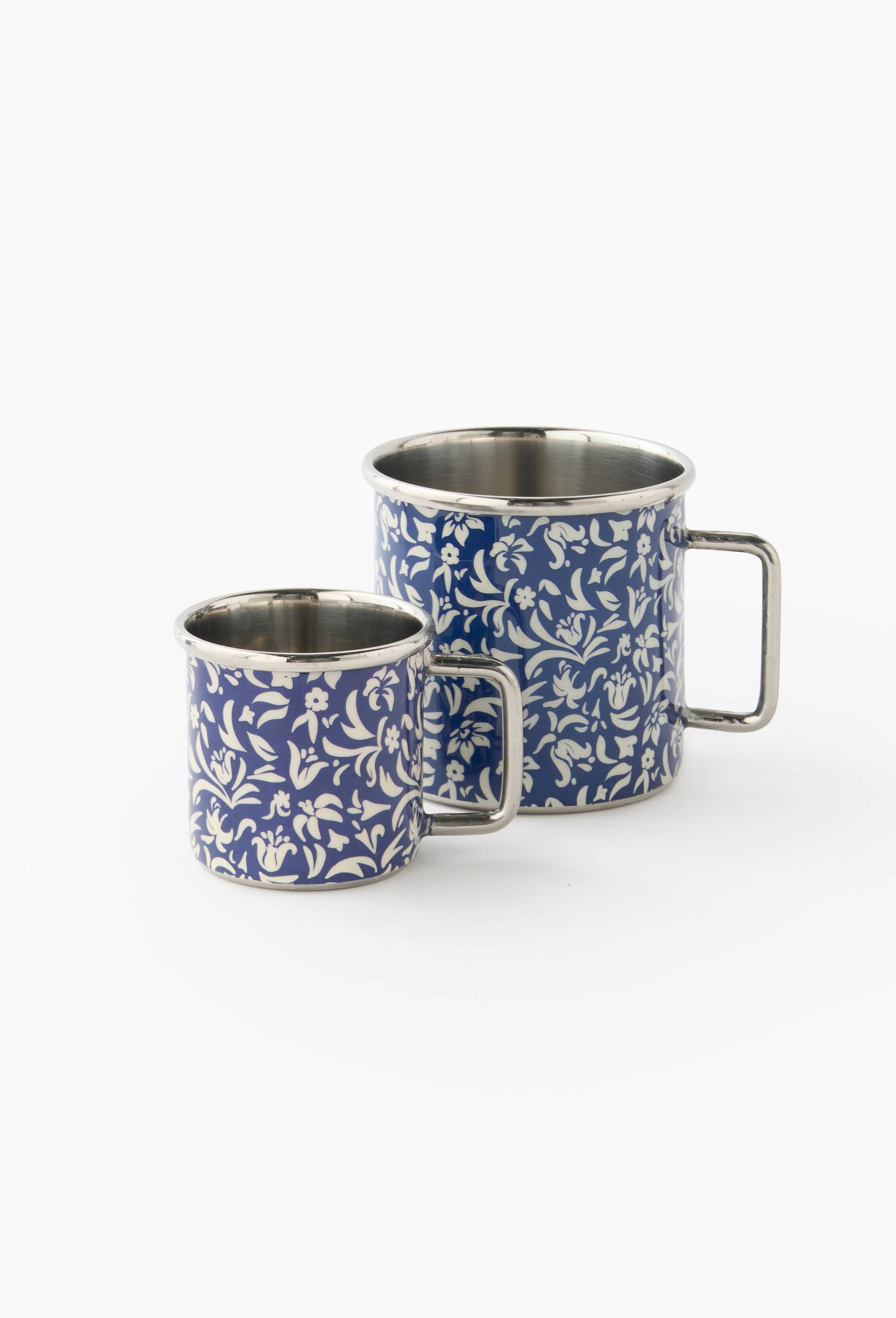 Tasse finition imprim&eacute;e, 50cl, en acier inoxydable, Bleu, large image number 1.0