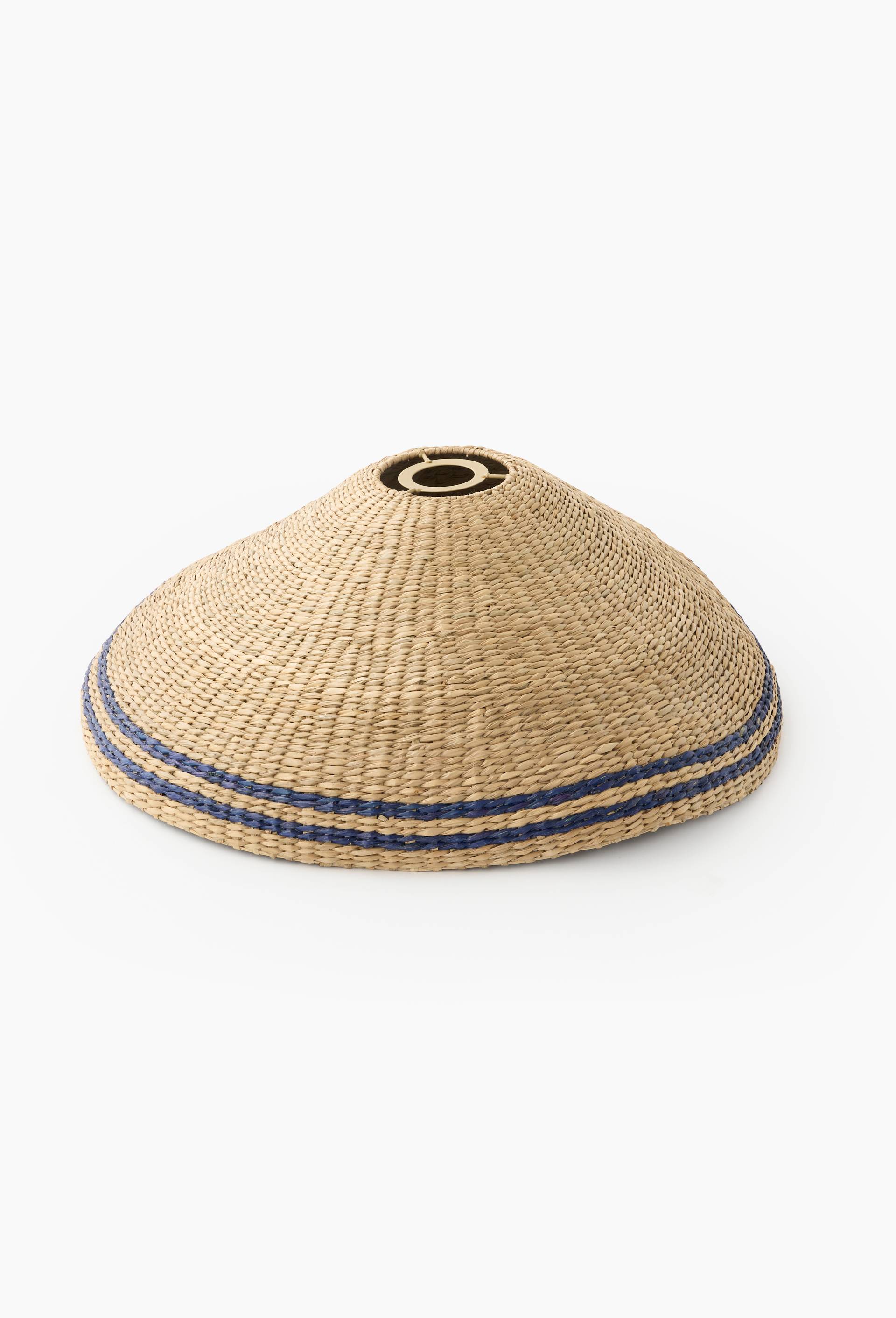 Abat-jour, D50xH16cm, en jonc de mer, Beige clair, large image number 0.0