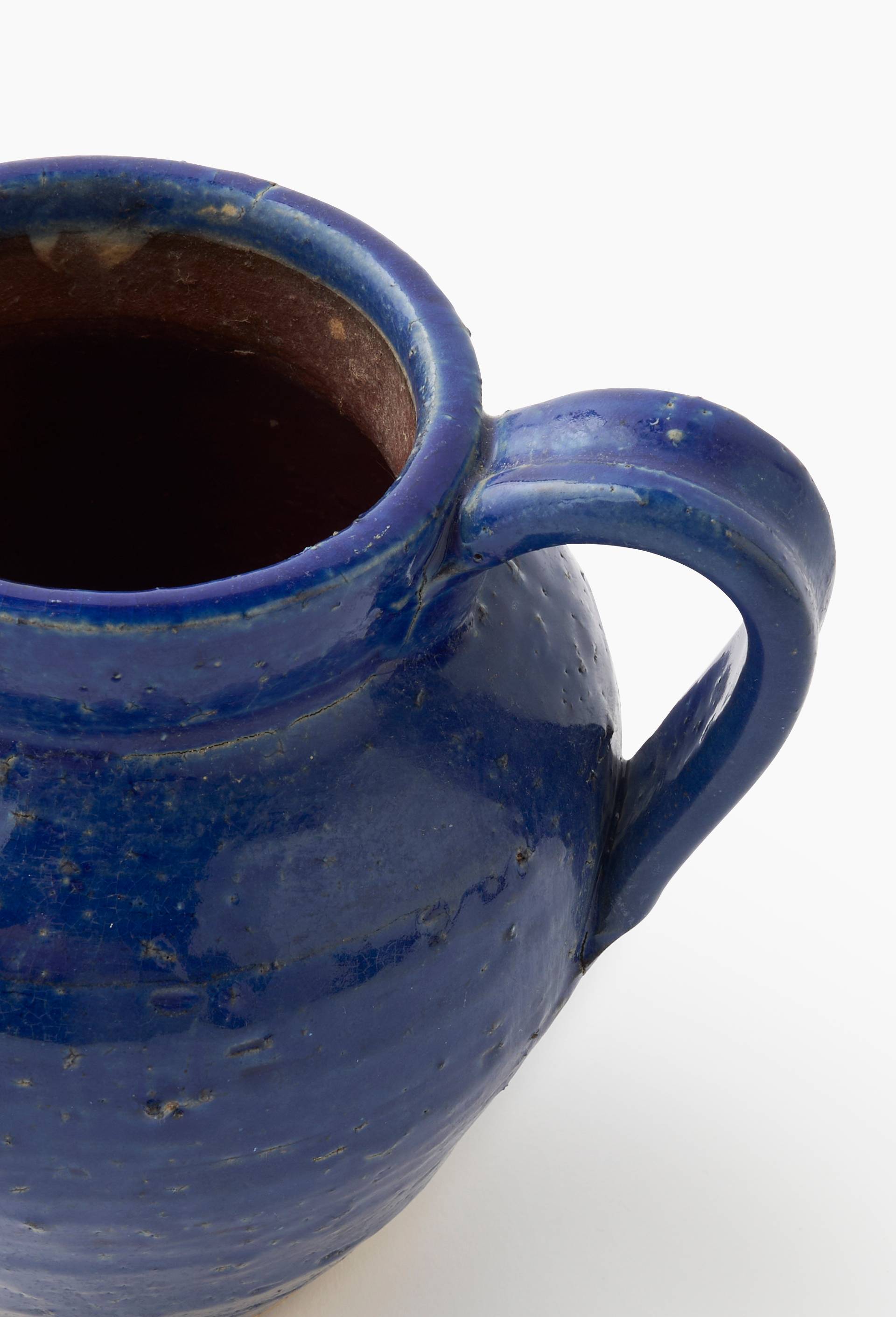 Vase, 15,5x13,5x16cm, en c&eacute;ramique, Bleu, large image number 1