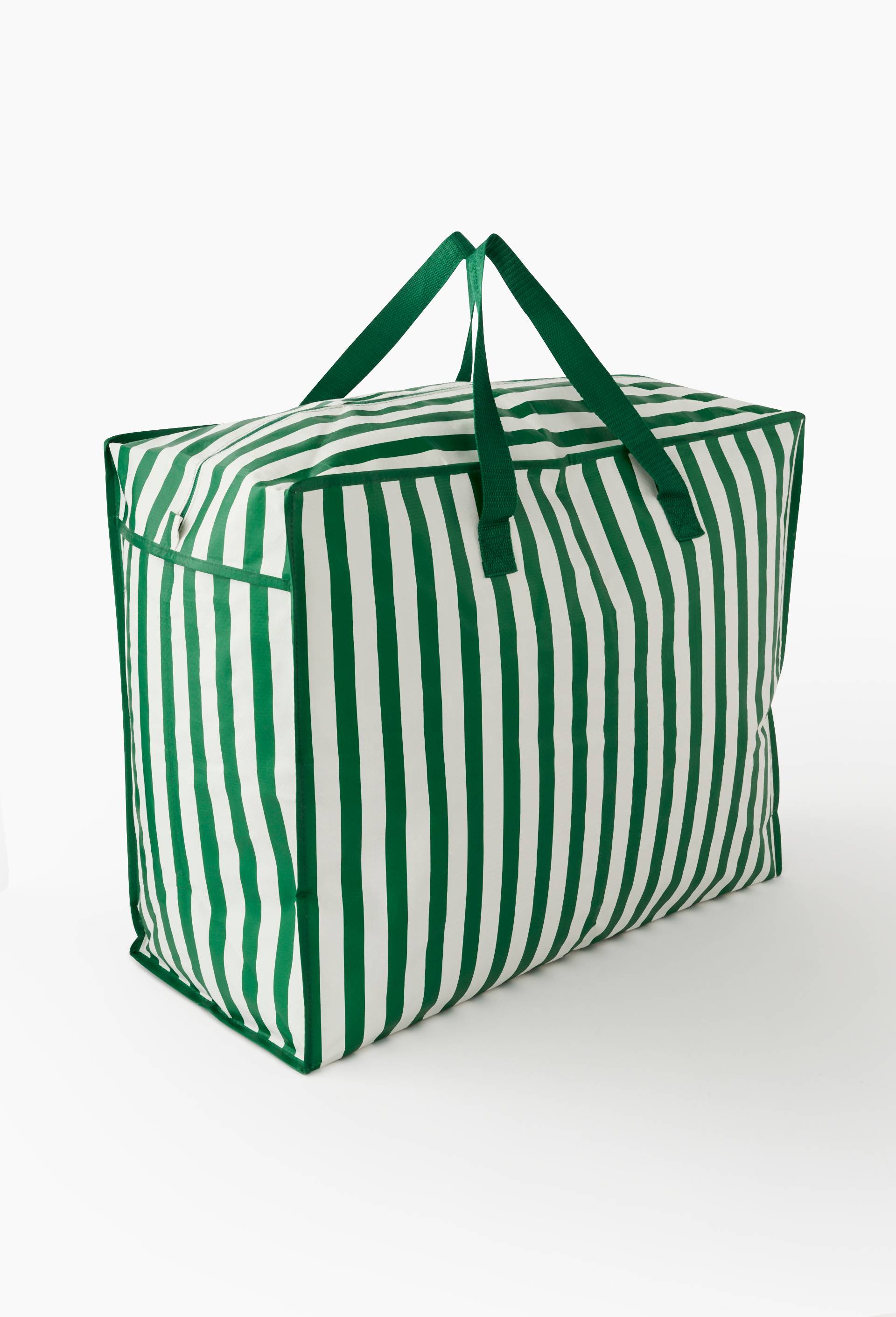 Sac de rangement &agrave; zip,58x28x47cm, en polypropyl&egrave;ne, Vert, large image number 0
