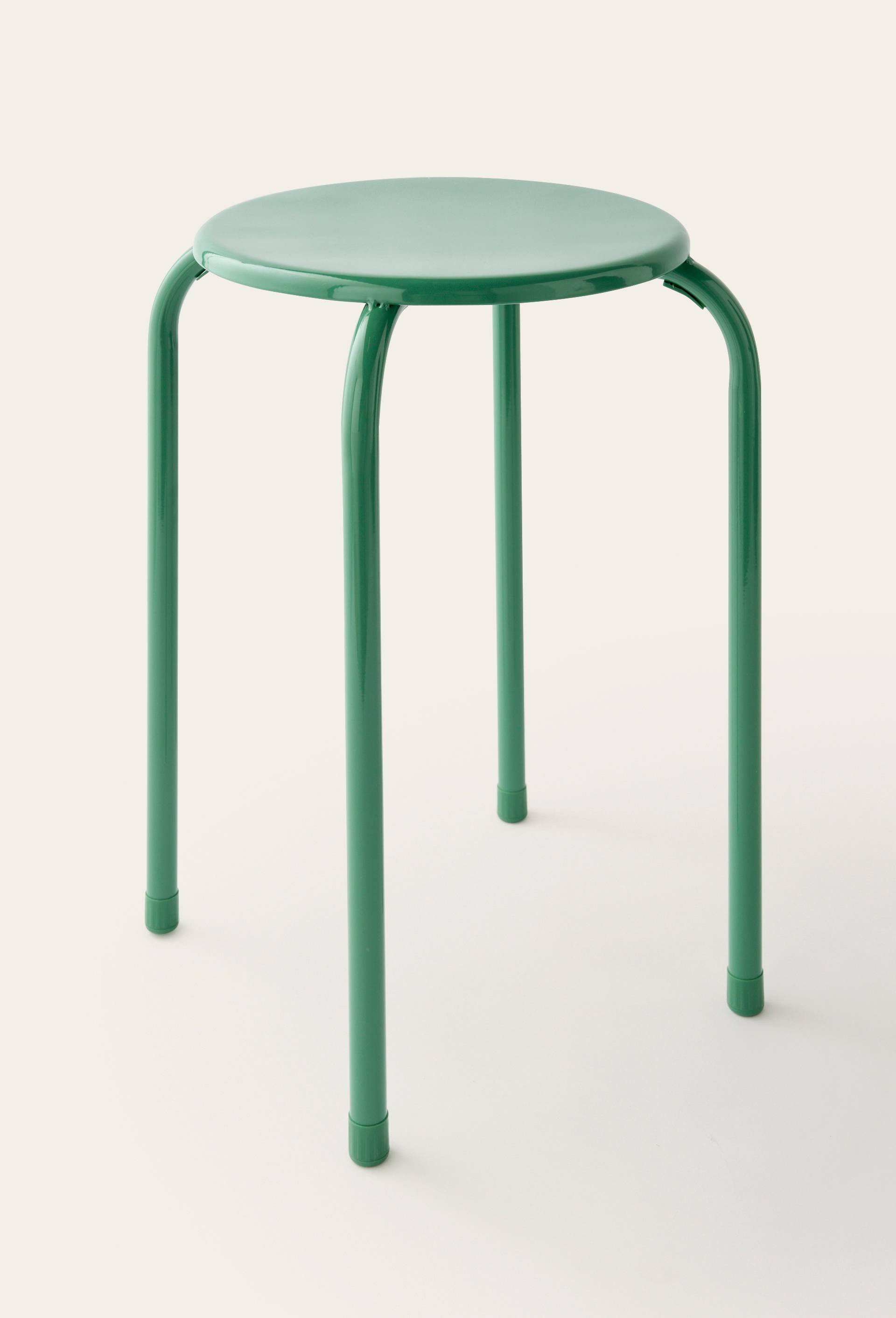 Tabouret empilable, 30xH45cm, en acier carbone, Vert, large image number 0