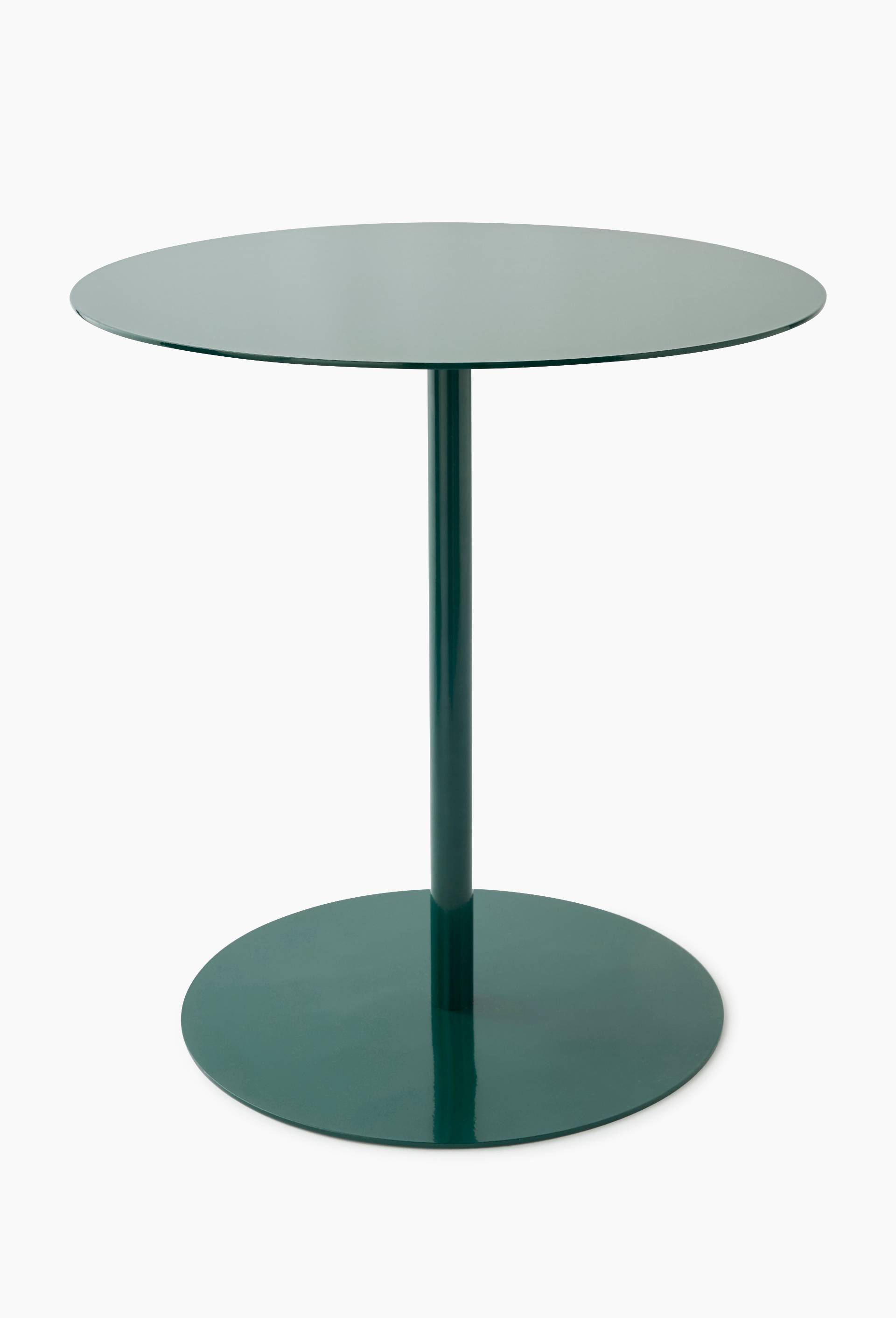 Table, 40xH43CM, en m&eacute;tal, Rouge, large image number 0