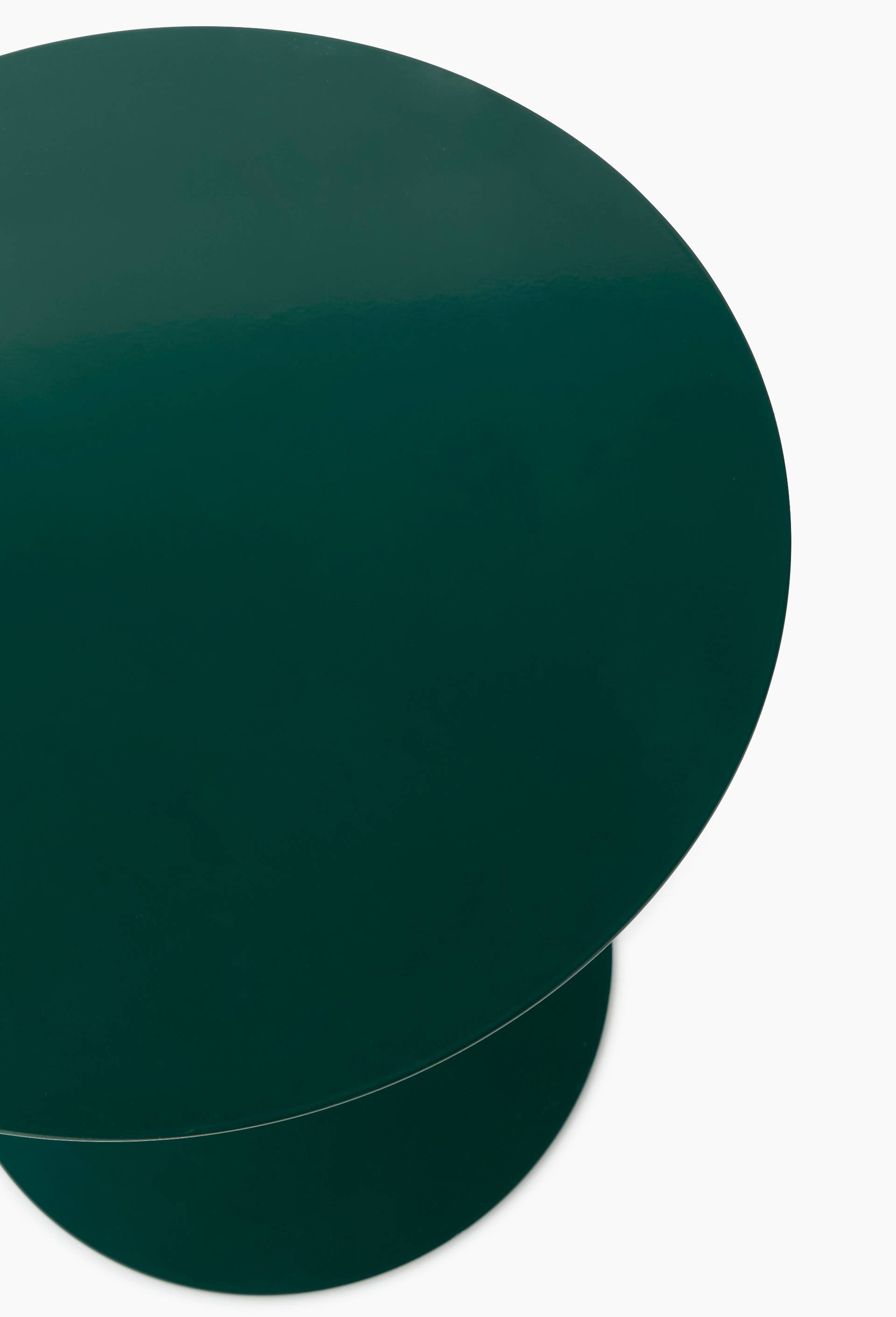 Table, 40xH43CM, en m&eacute;tal, Rouge, large image number 1.0