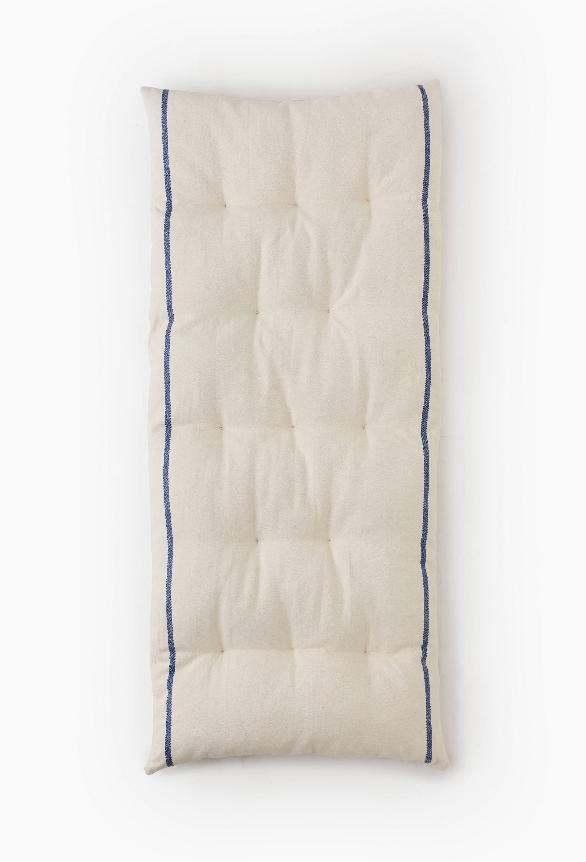 FUTON 80X180CM RAYE 100%COTON, OEKOTEX, Ecru, large image number 0