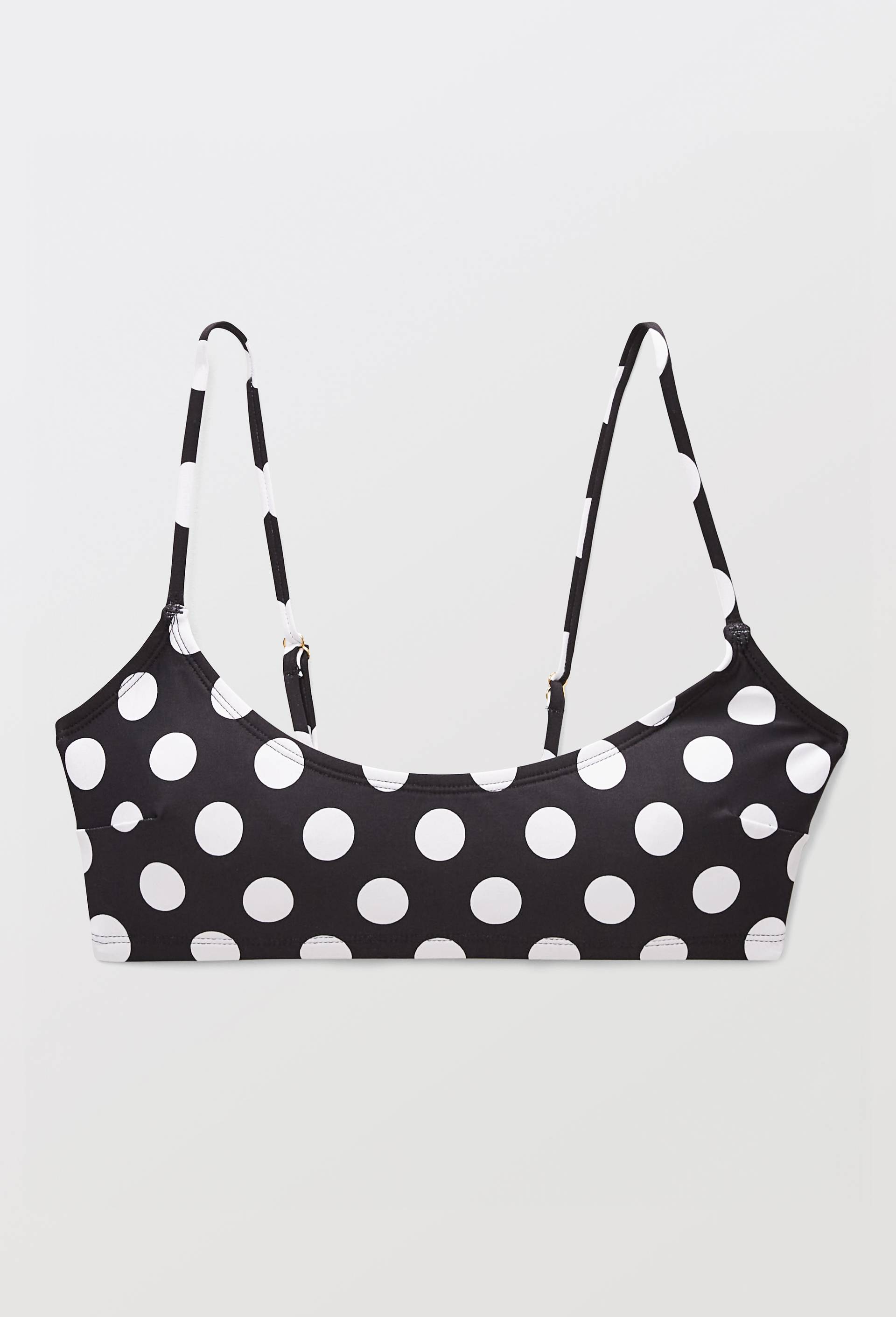 Haut de maillot de bain IVIA POIS, Noir, large image number 2.0