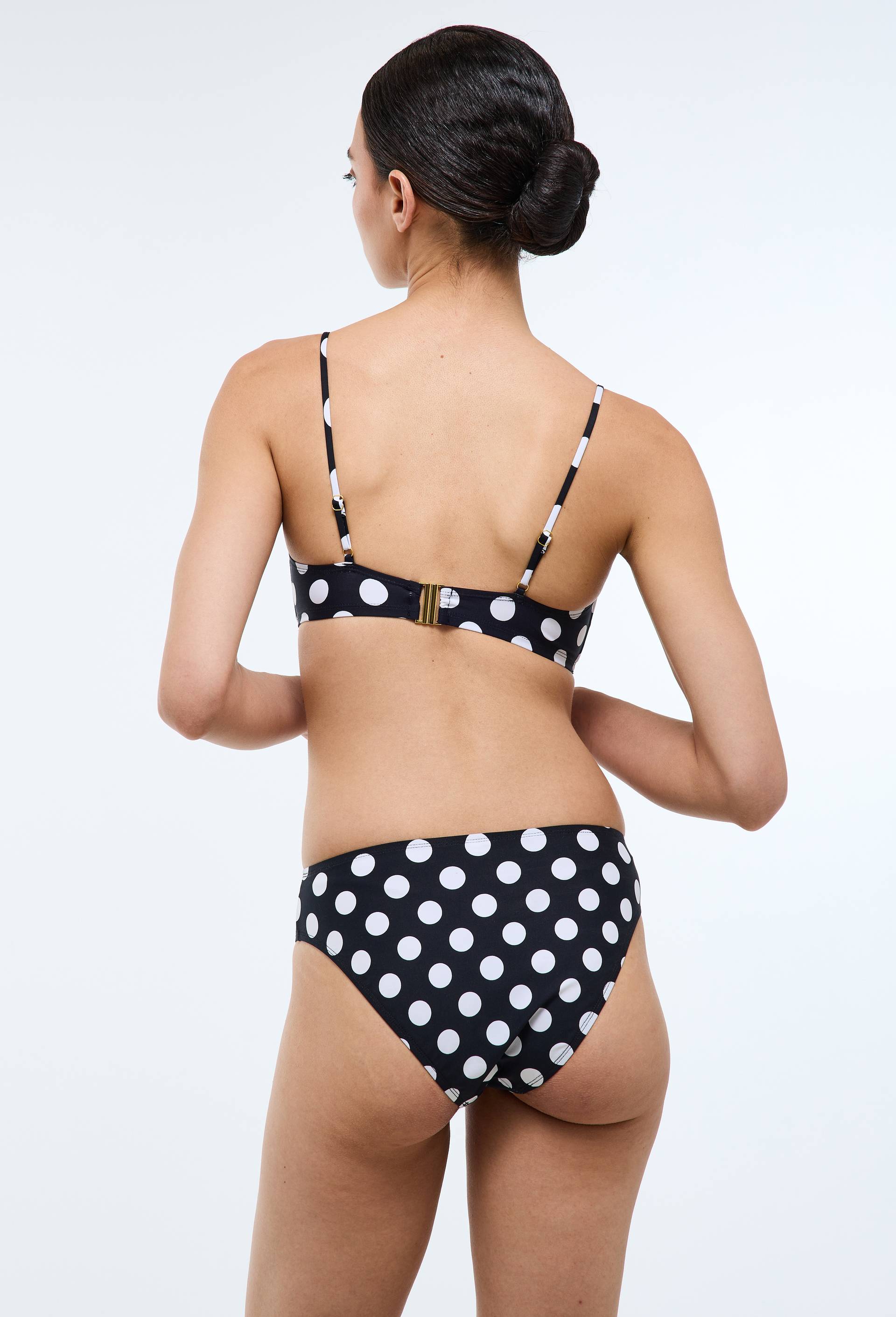 Bas de maillot de bain IVIA POIS, Noir, large image number 1.0