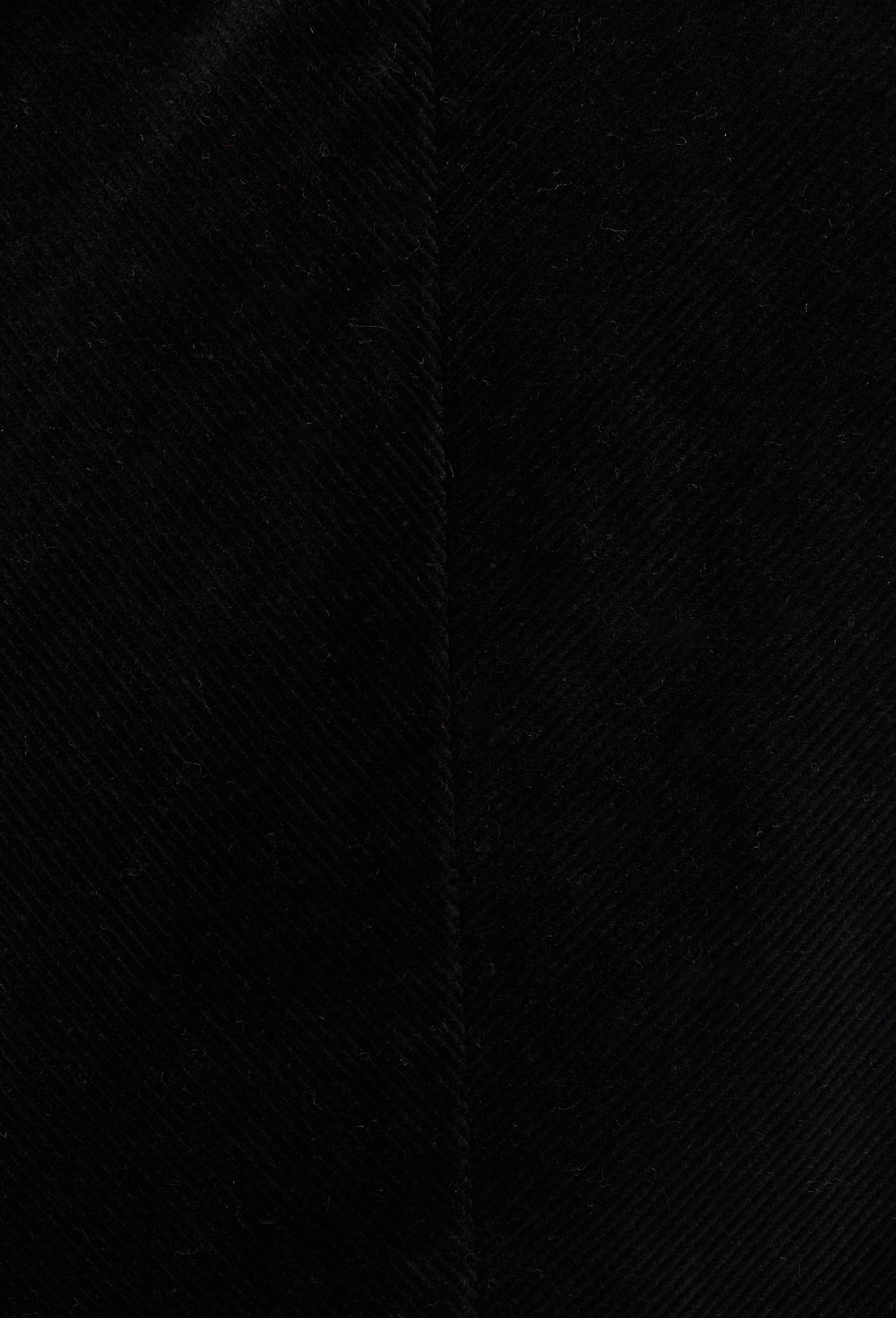 Jupe courte boutonn&eacute;e  velours contenant du coton BIO GOTS, Noir, large image number 4.0