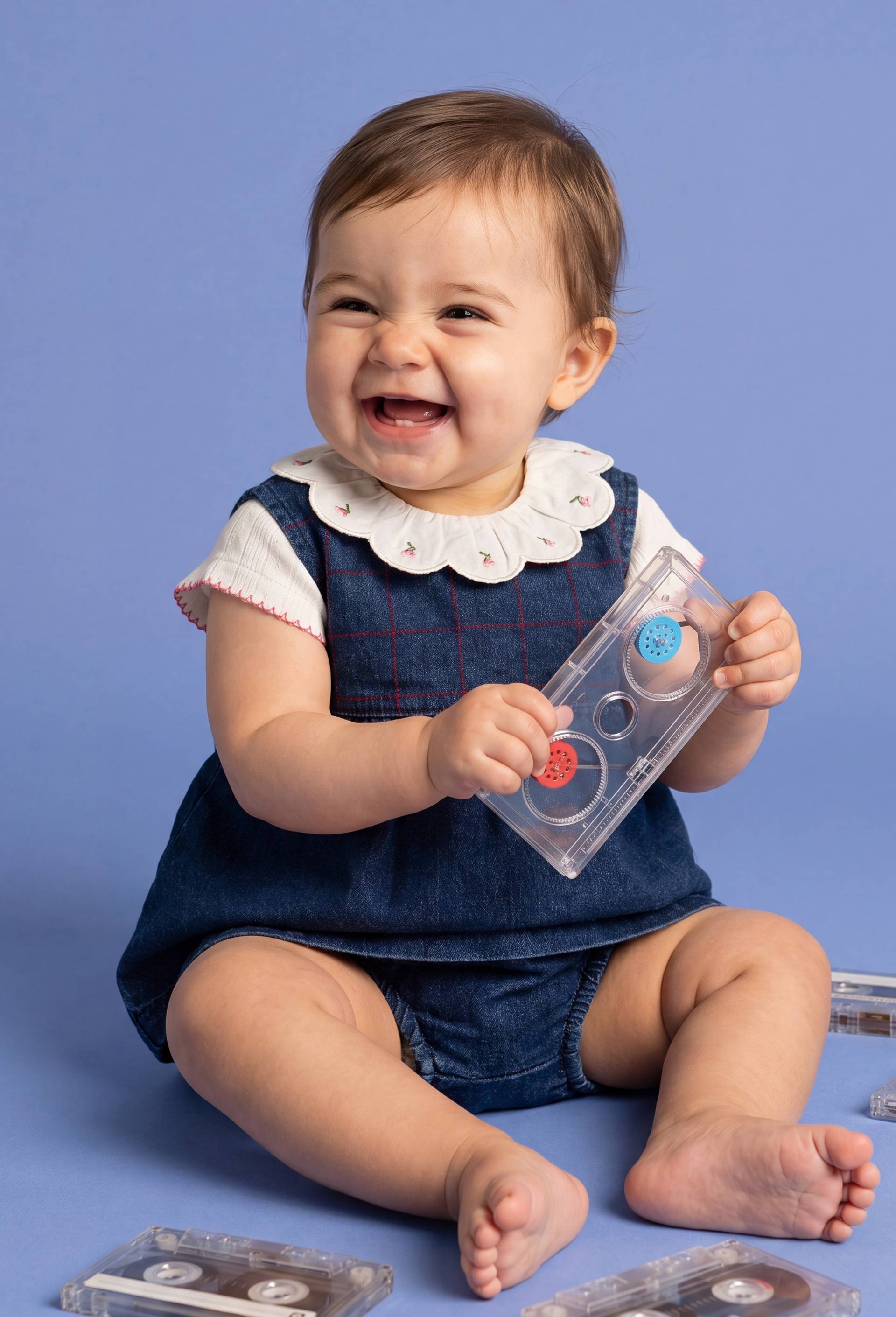 Robe en jean avec bloomer, Bleu, large image number 0.0