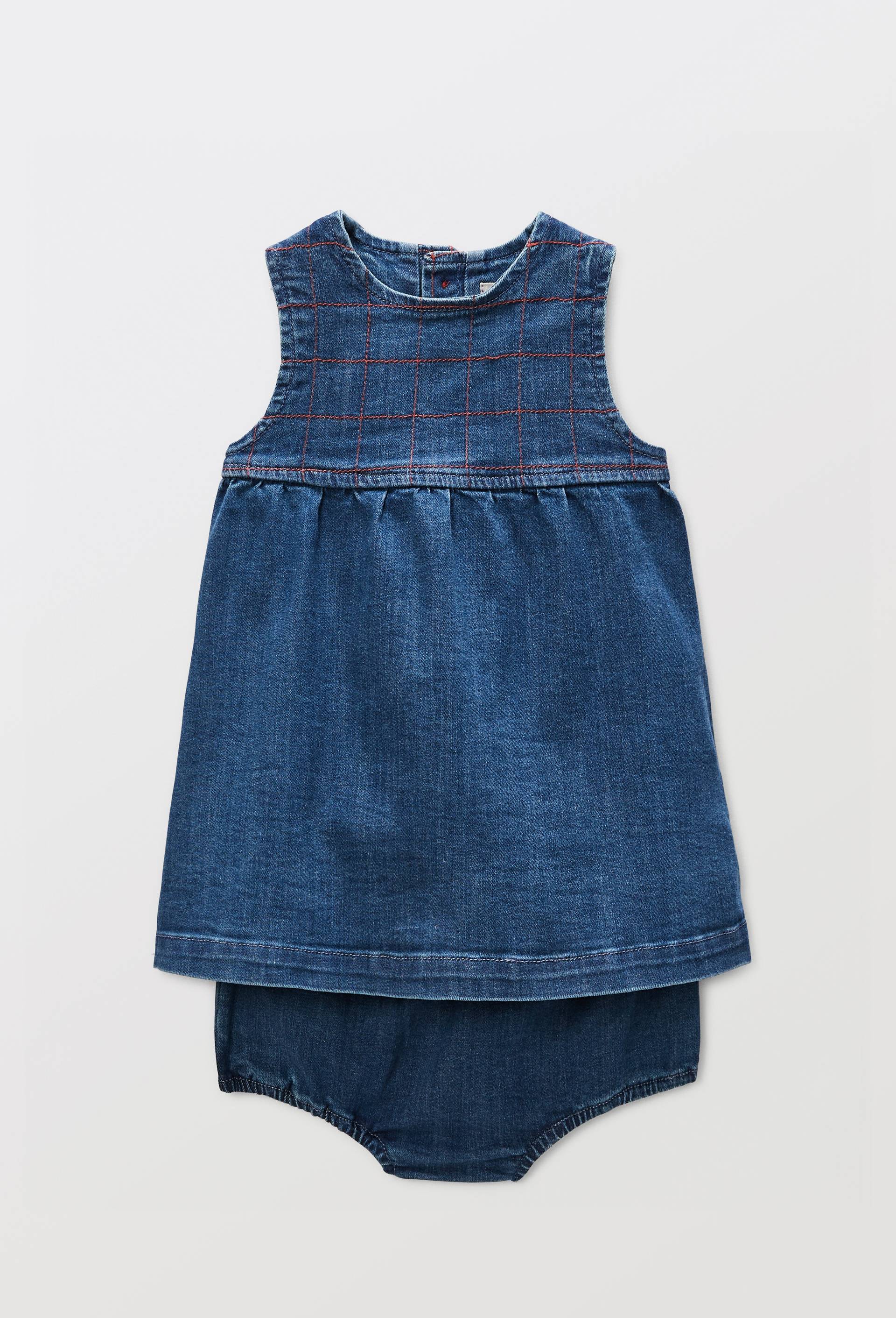Robe en jean avec bloomer, Bleu, large image number 1.0