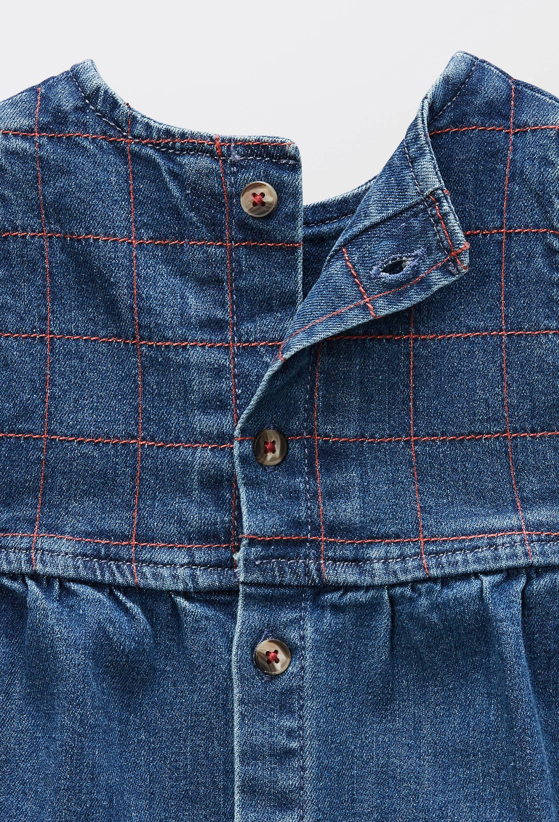 Robe en jean avec bloomer, Bleu, large image number 3.0