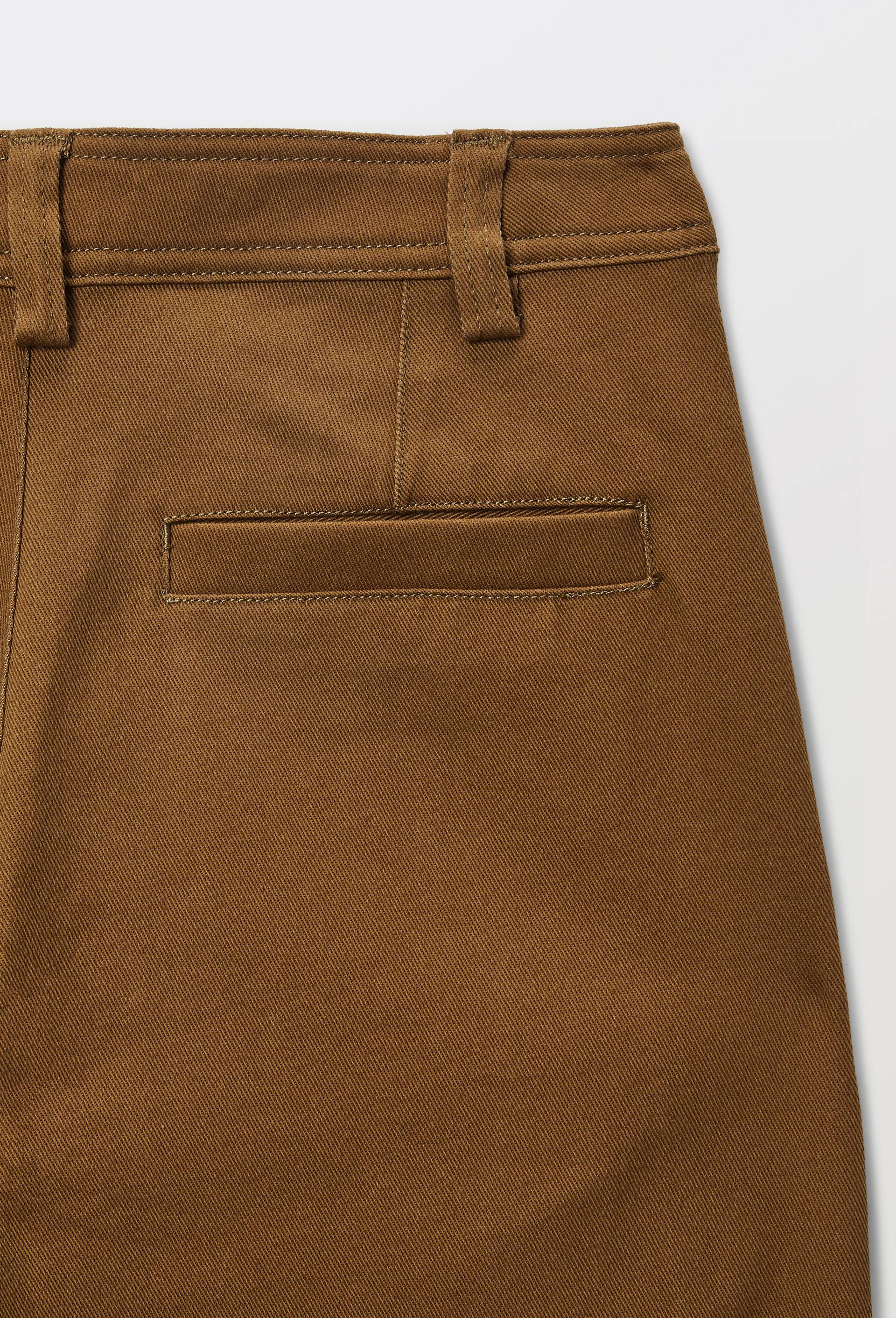 Pantalon barrel avec poches c&ocirc;t&eacute;s en coton BIO GOTS, Vert fonc&eacute;, large image number 4