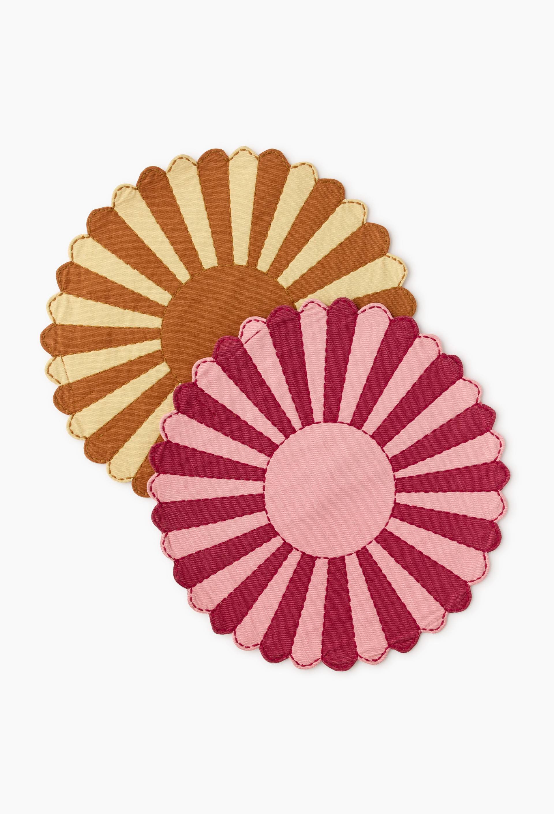 Set de table fleur en coton, 38 cm - MESTIZ x MONOPRIX, Multicolore, large image number 2