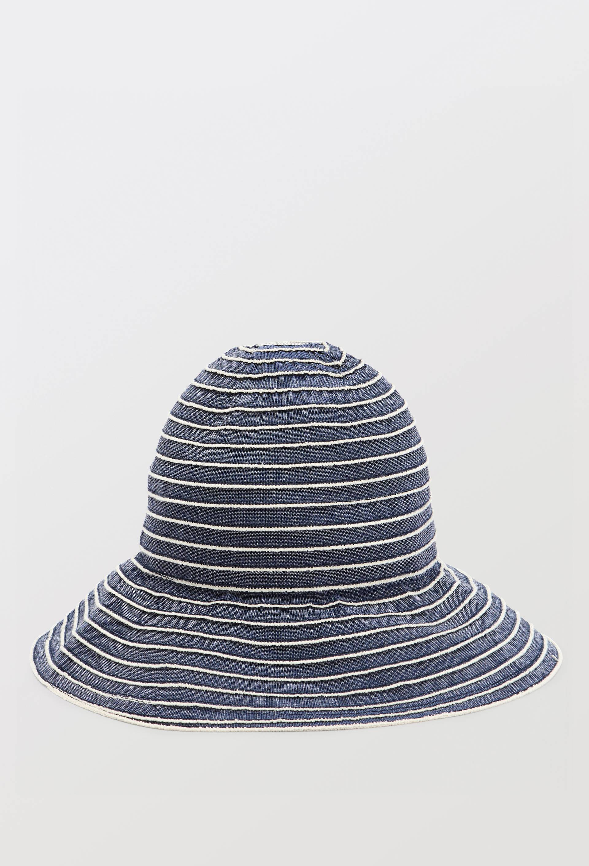 Chapeau capeline, Bleu fonc&eacute;, large image number 0