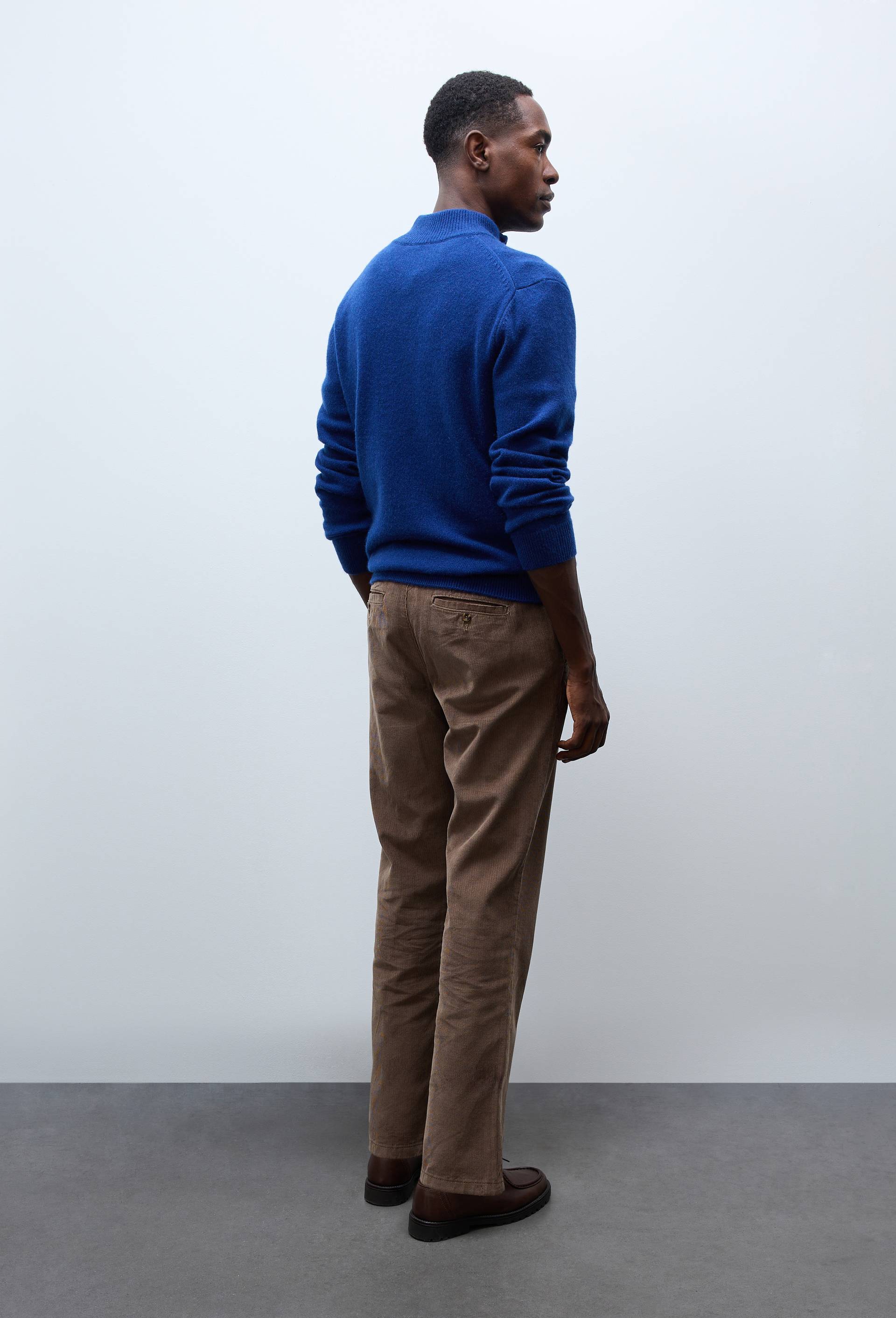Pantalon velours en coton BIO GOTS, Brun, large image number 1