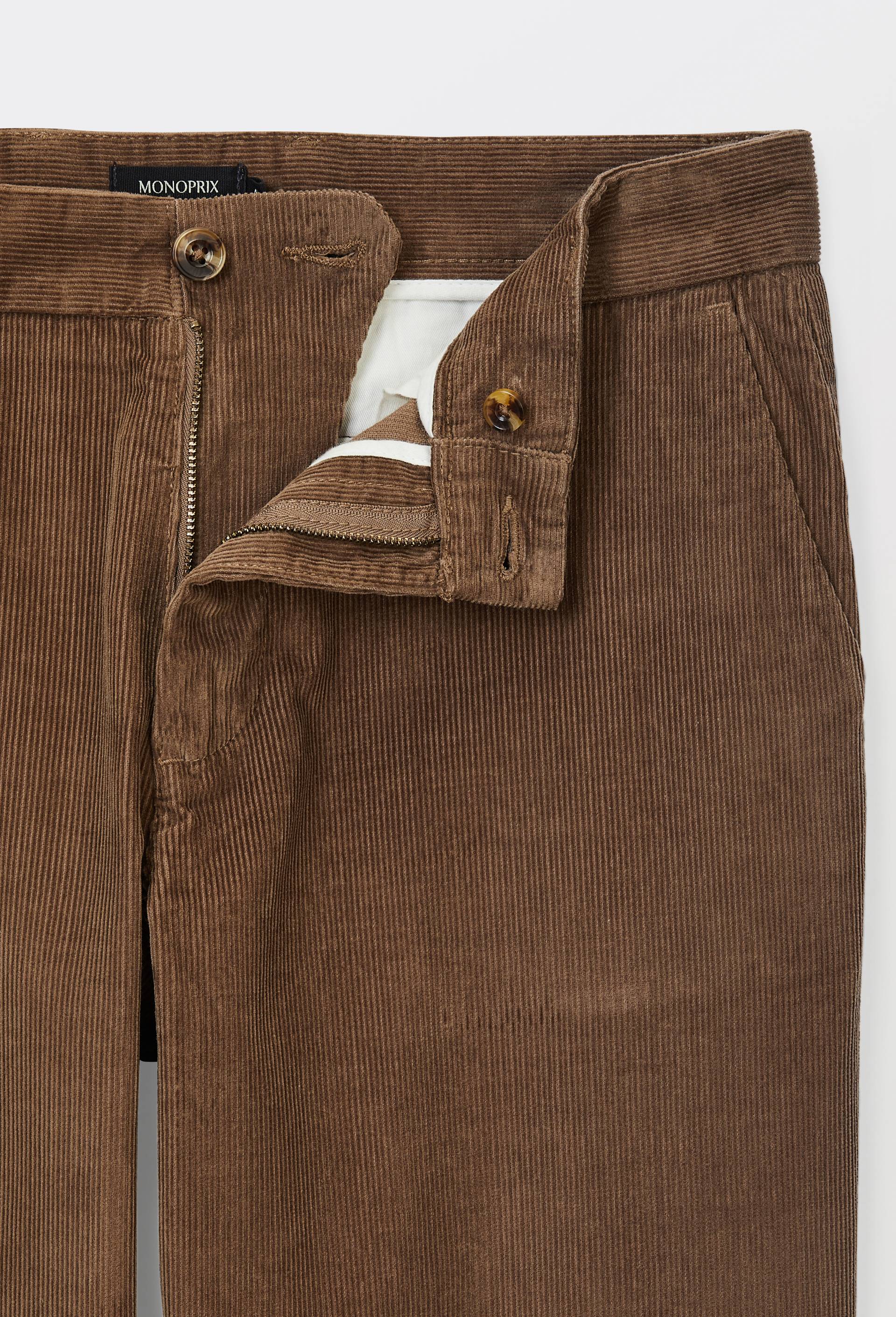 Pantalon velours en coton BIO GOTS, Brun, large image number 4
